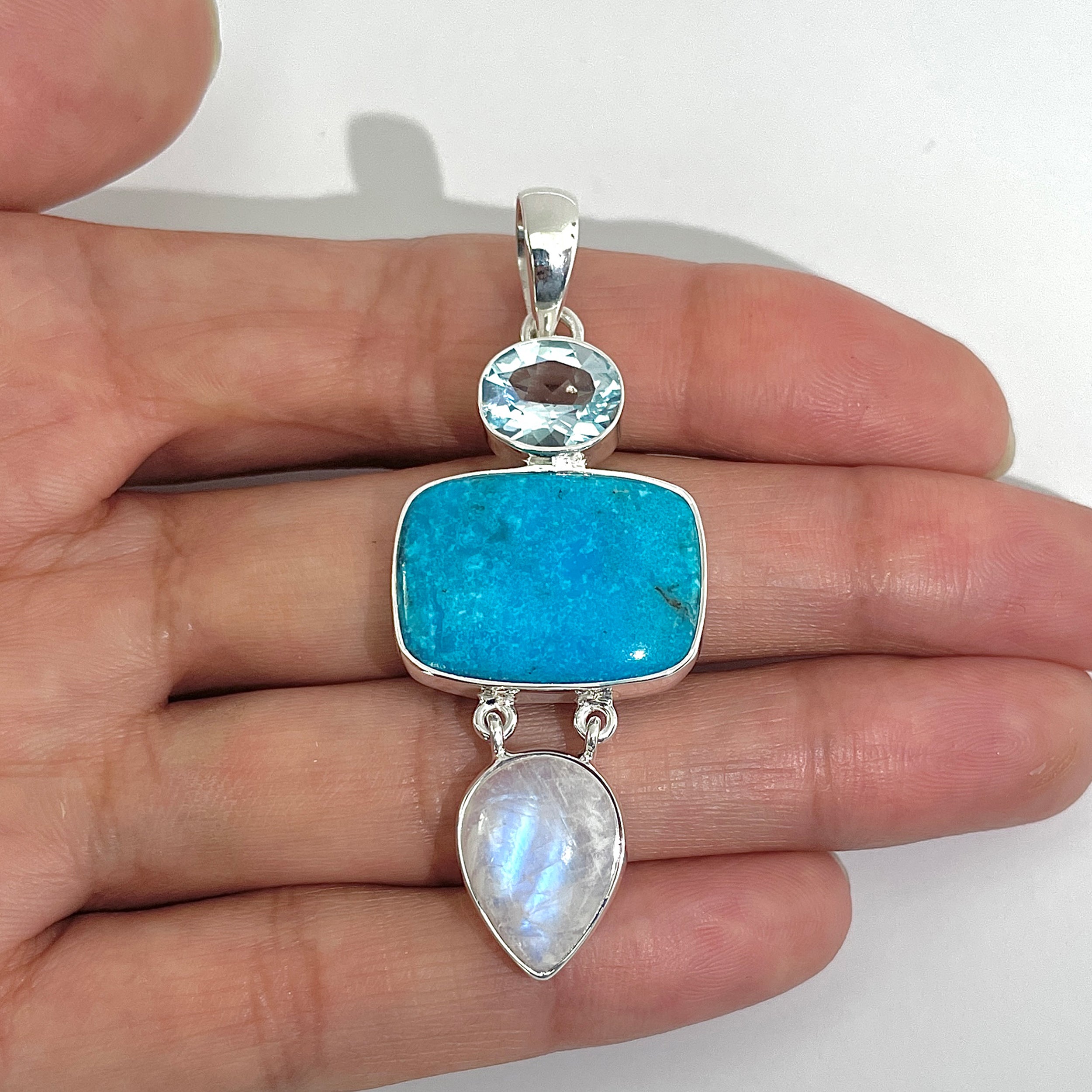 Turquoise Pendant-(TRQ-1-3)