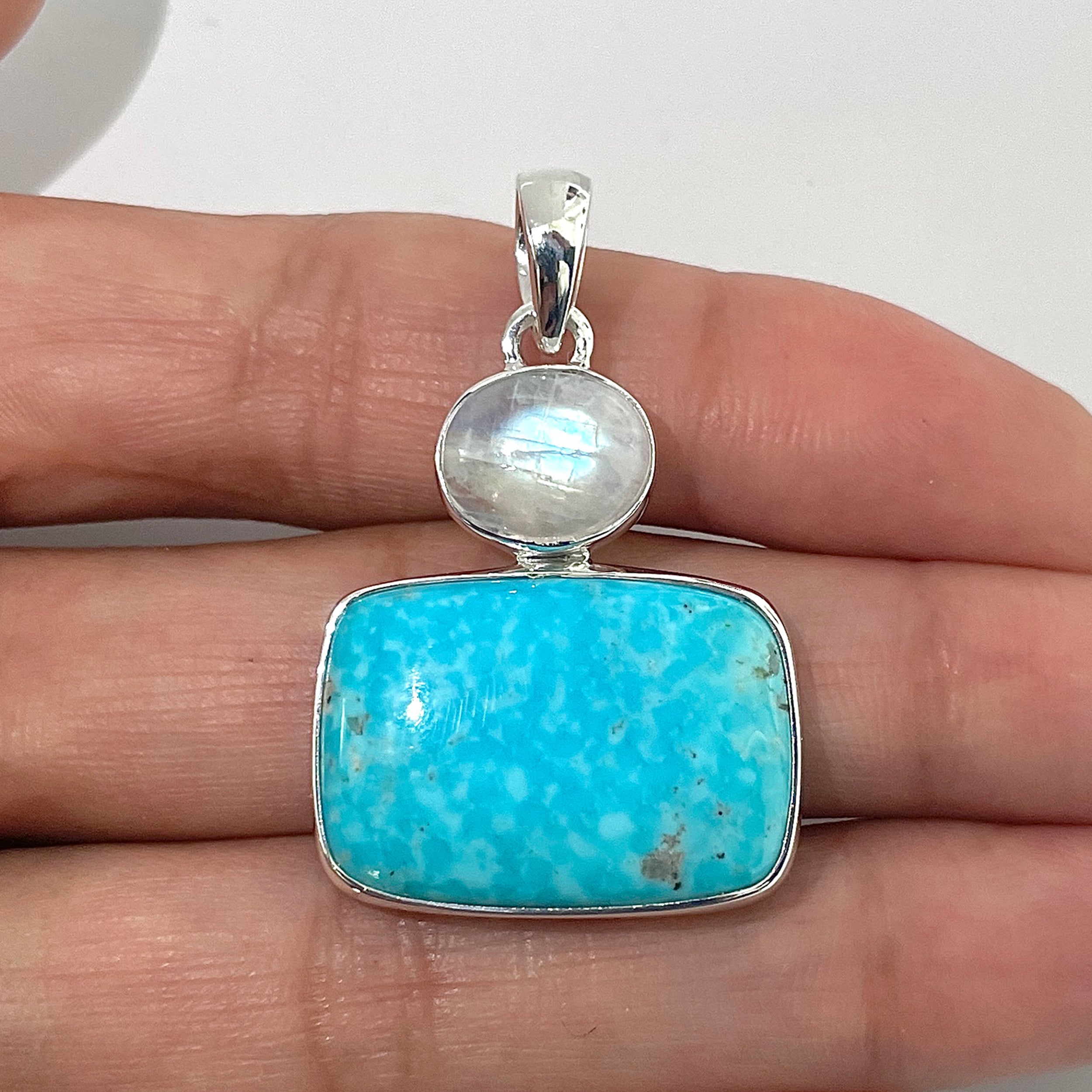 Turquoise Pendant-(TRQ-1-41)