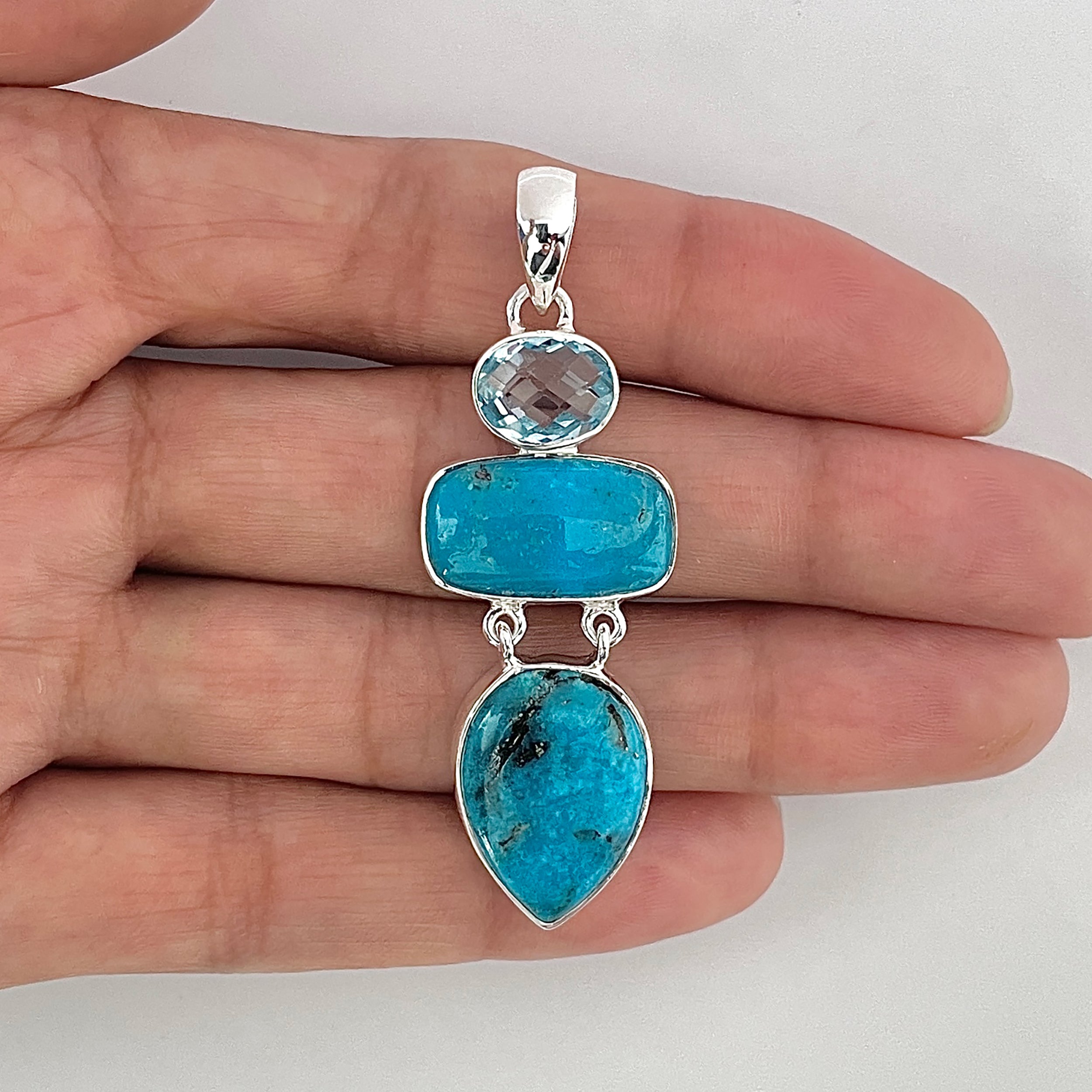 Turquoise Pendant-(TRQ-1-50)