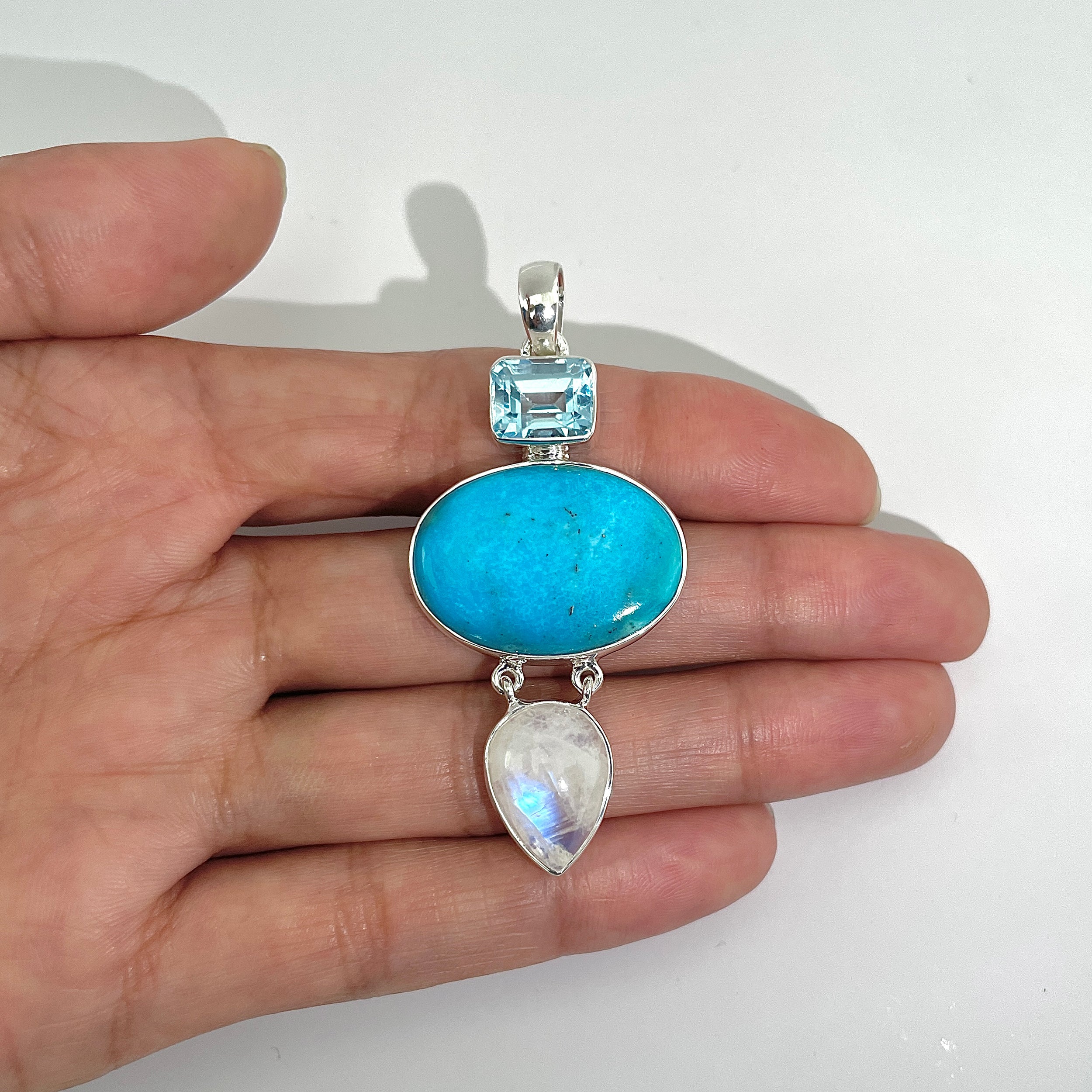 Turquoise Pendant-(TRQ-1-54)