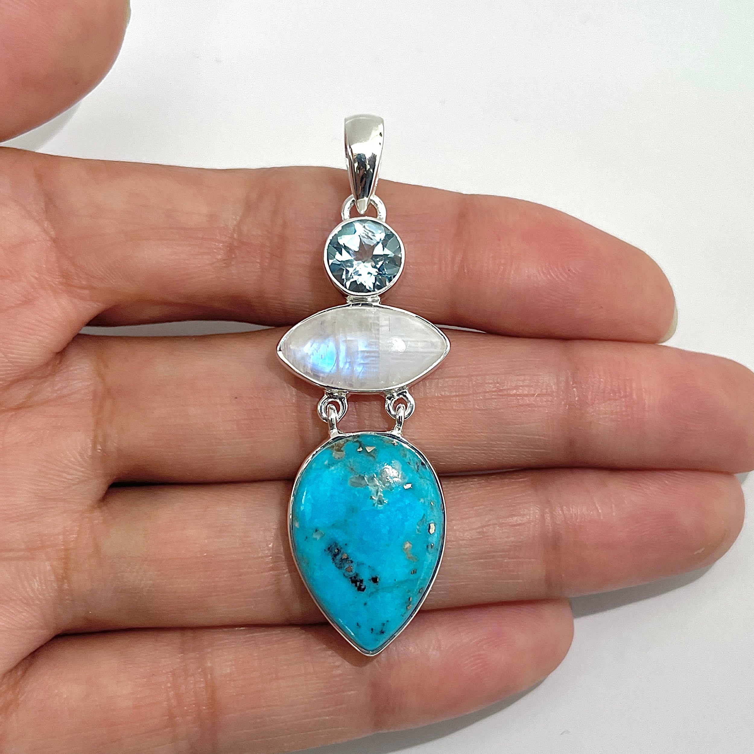 Turquoise Pendant-(TRQ-1-60)