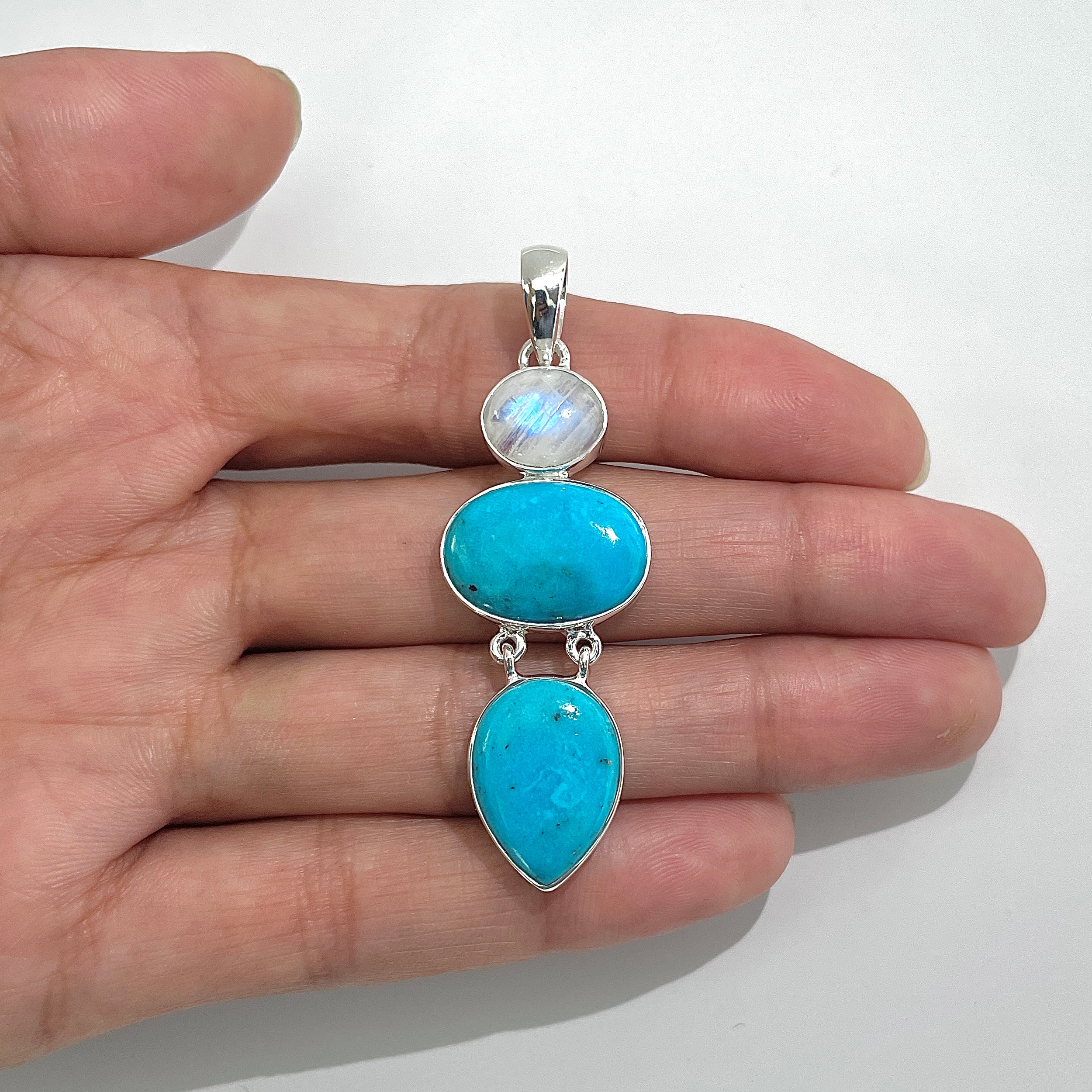 Turquoise Pendant-(TRQ-1-8)