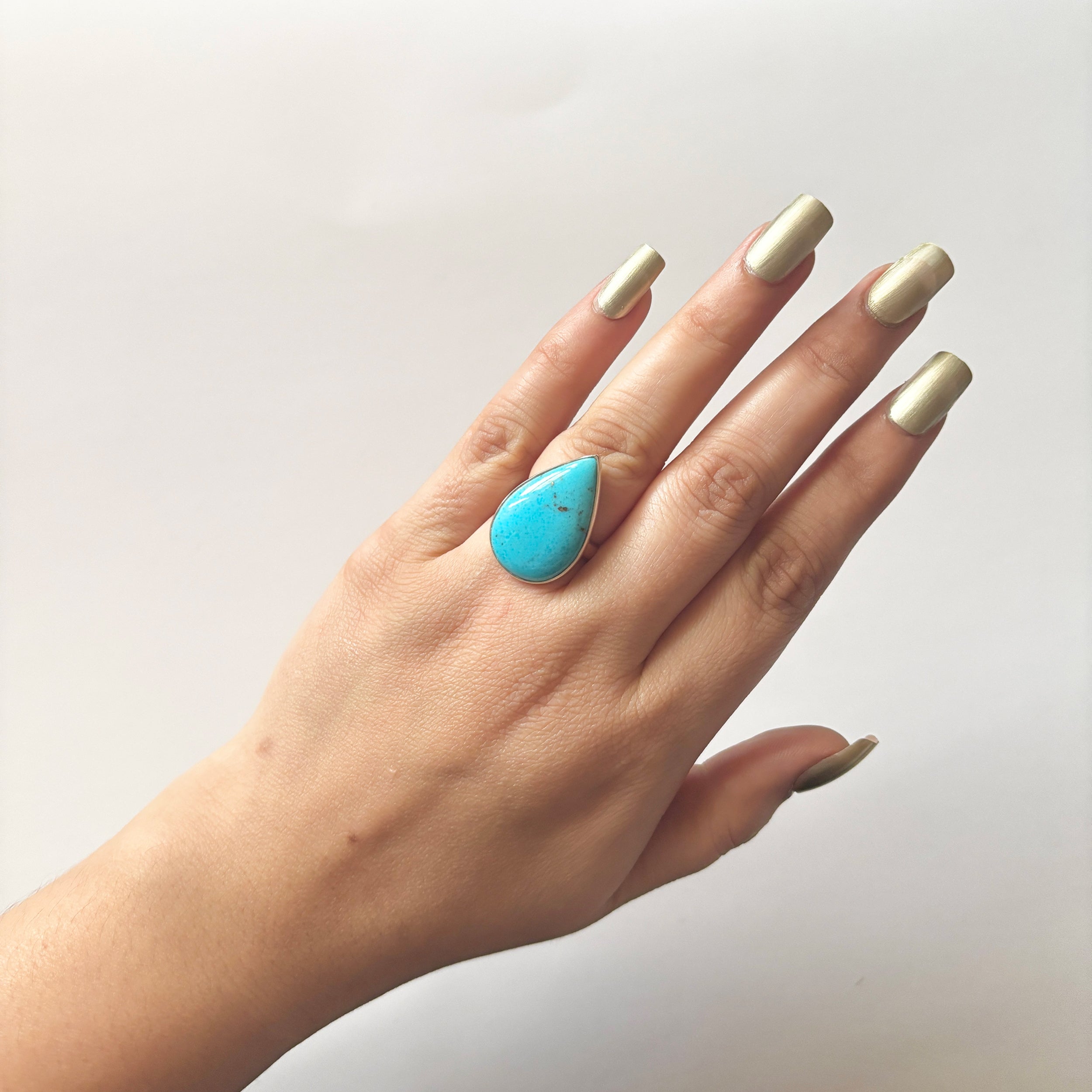 Turquoise Ring-(TRQ-2-8)