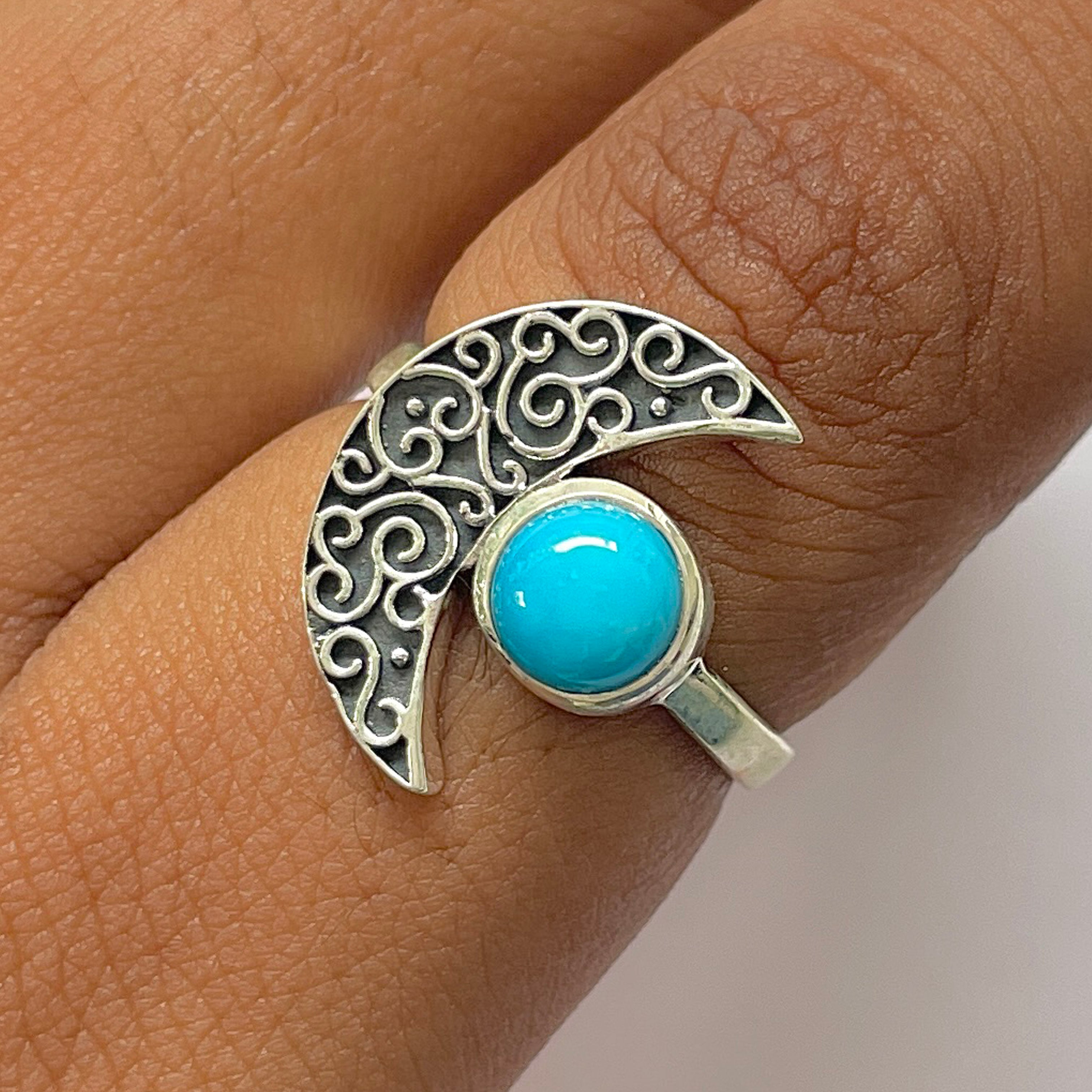Turquoise Ring-(TRQ-RDR-1192.)