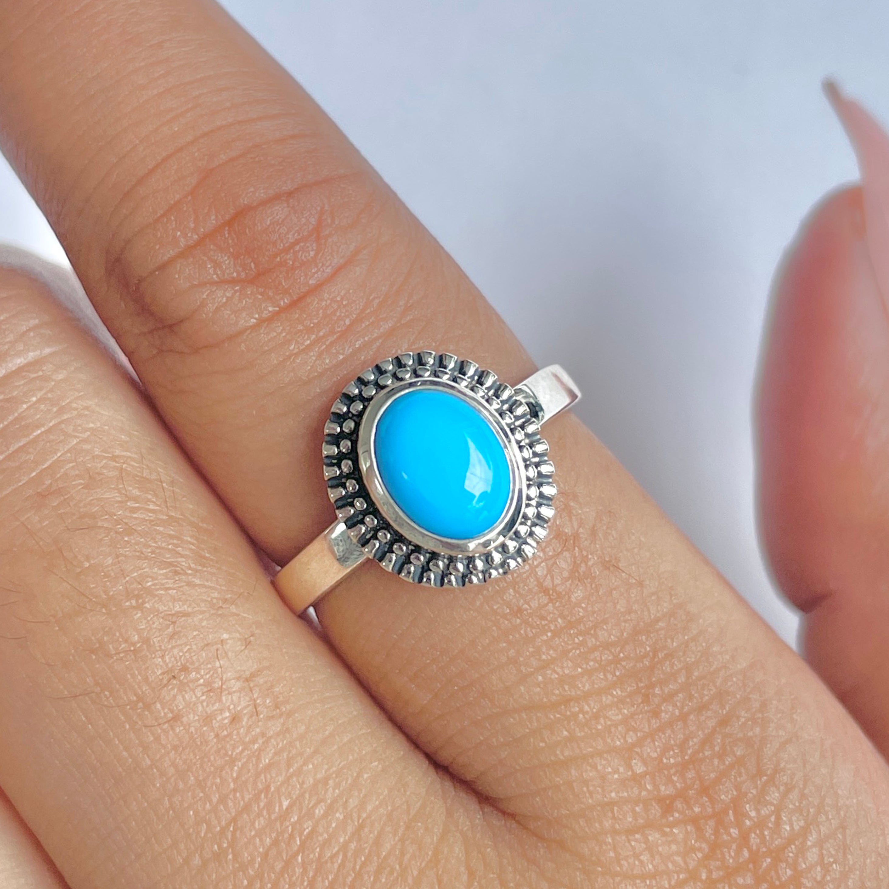 Turquoise Ring-(TRQ-RDR-1280.)