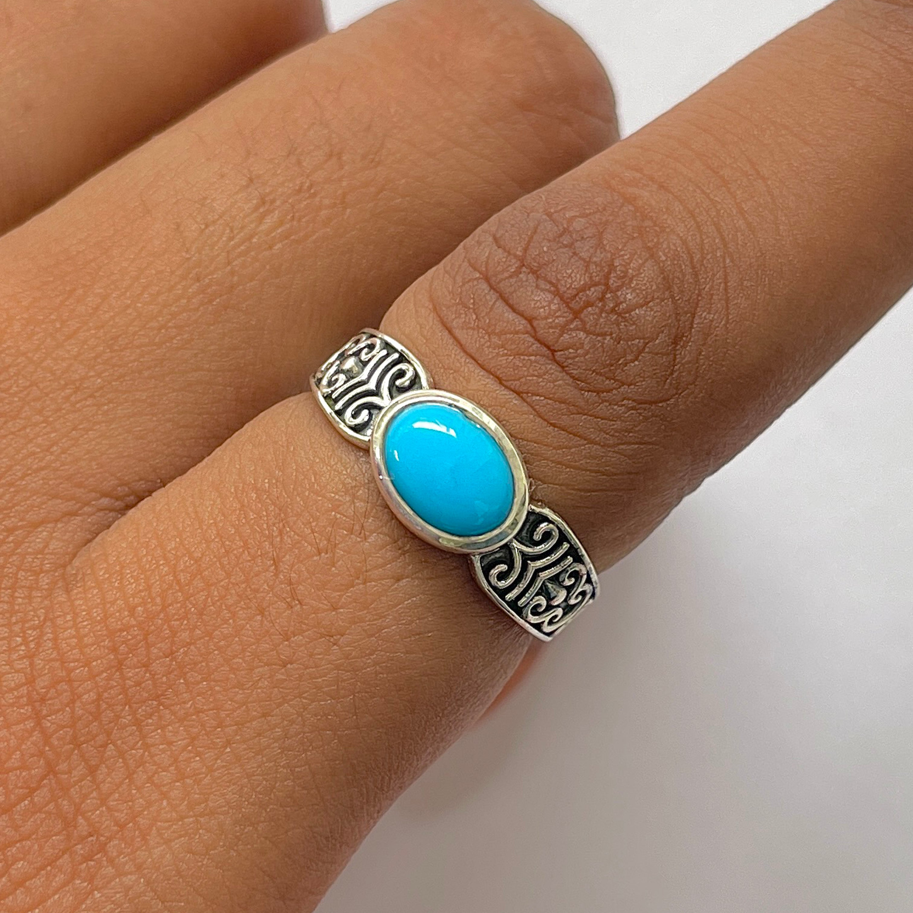 Turquoise Ring-(TRQ-RDR-1285.)