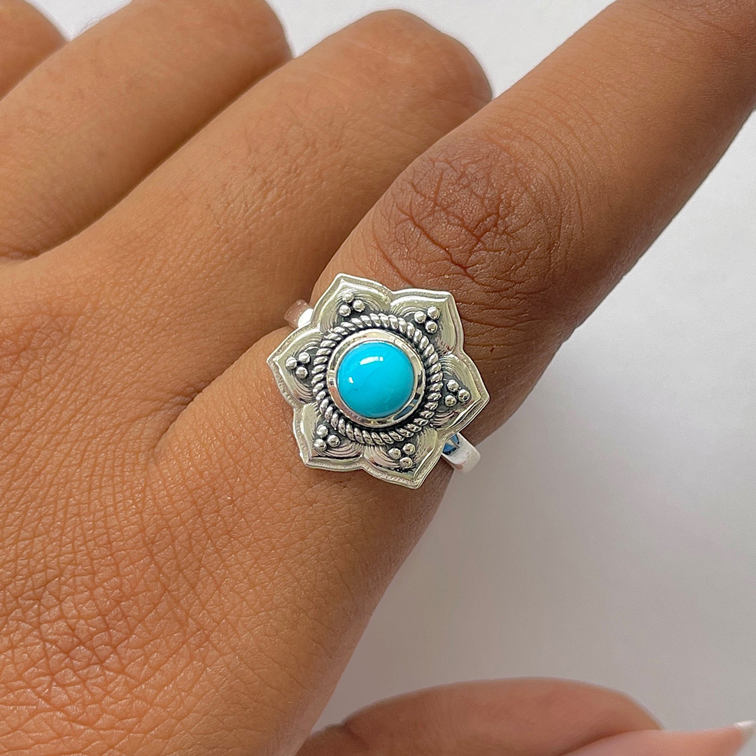 Turquoise Ring-(TRQ-RDR-1292.)