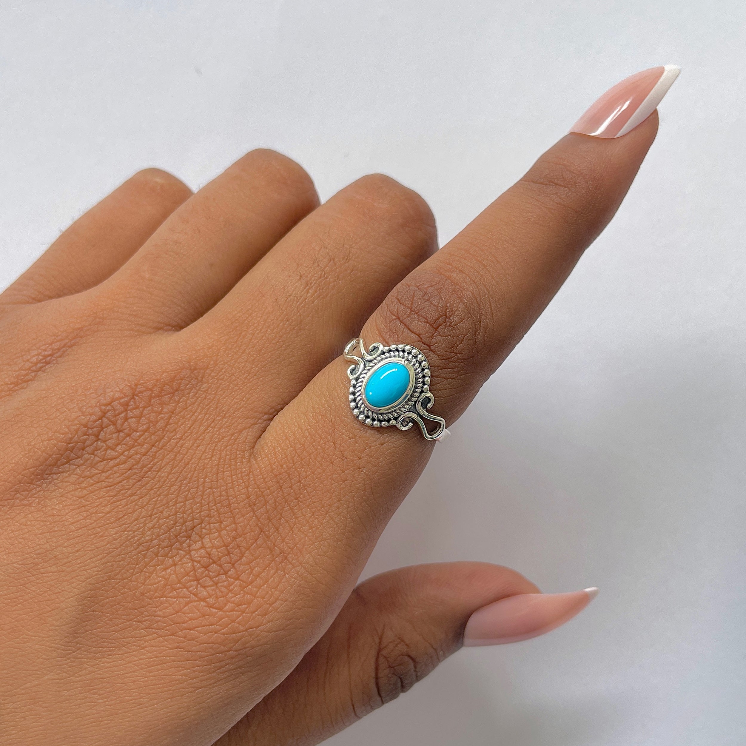 Turquoise Ring-(TRQ-RDR-1296.)