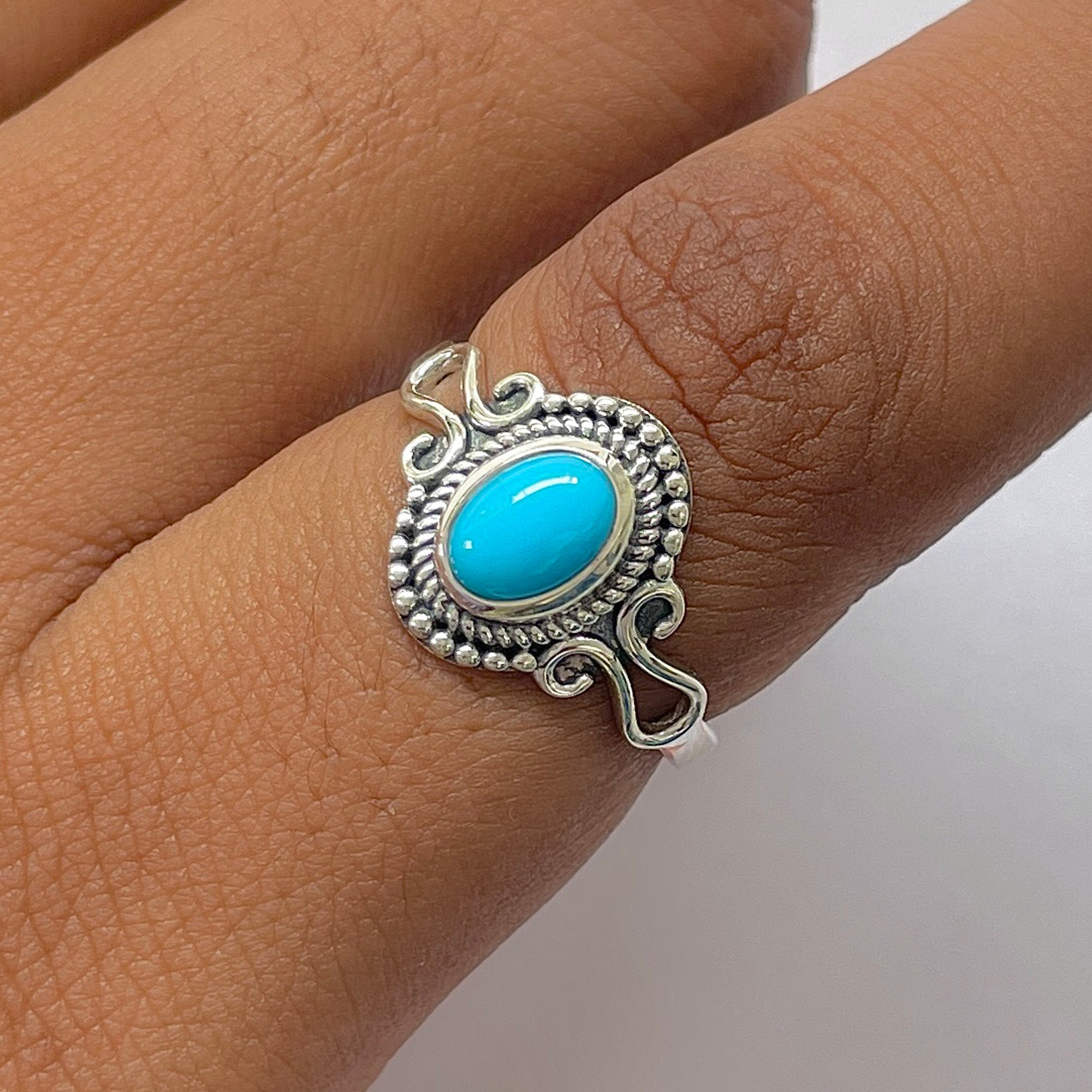 Turquoise Ring-(TRQ-RDR-1296.)