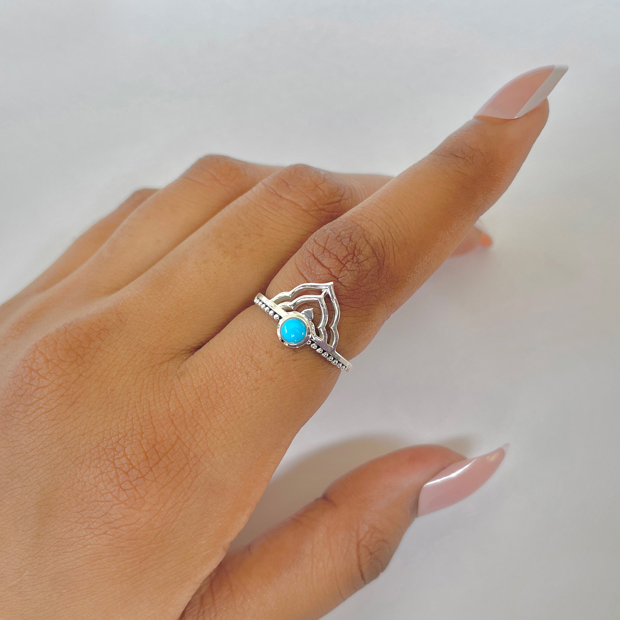 Turquoise Ring-(TRQ-RDR-1328.)