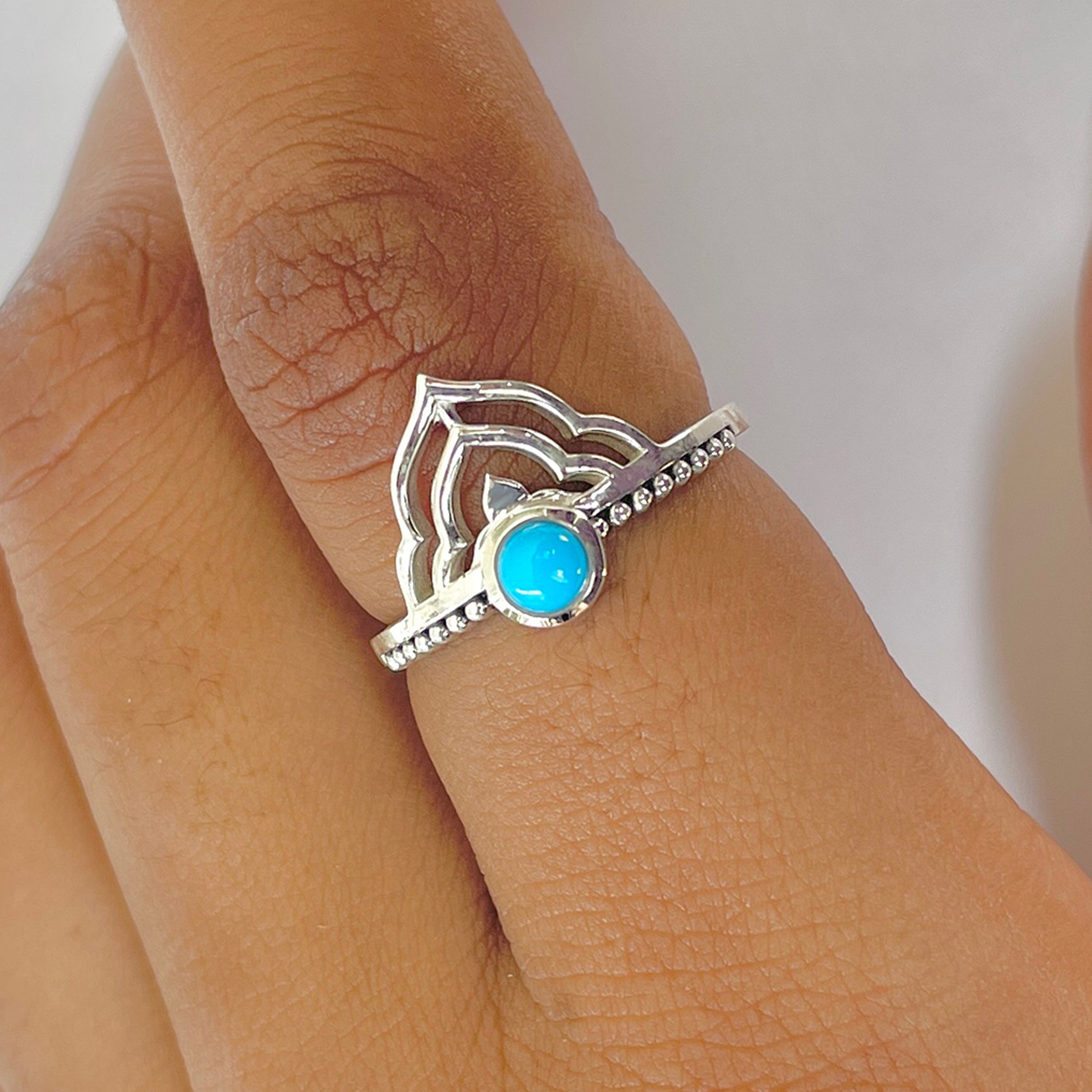 Turquoise Ring-(TRQ-RDR-1328.)