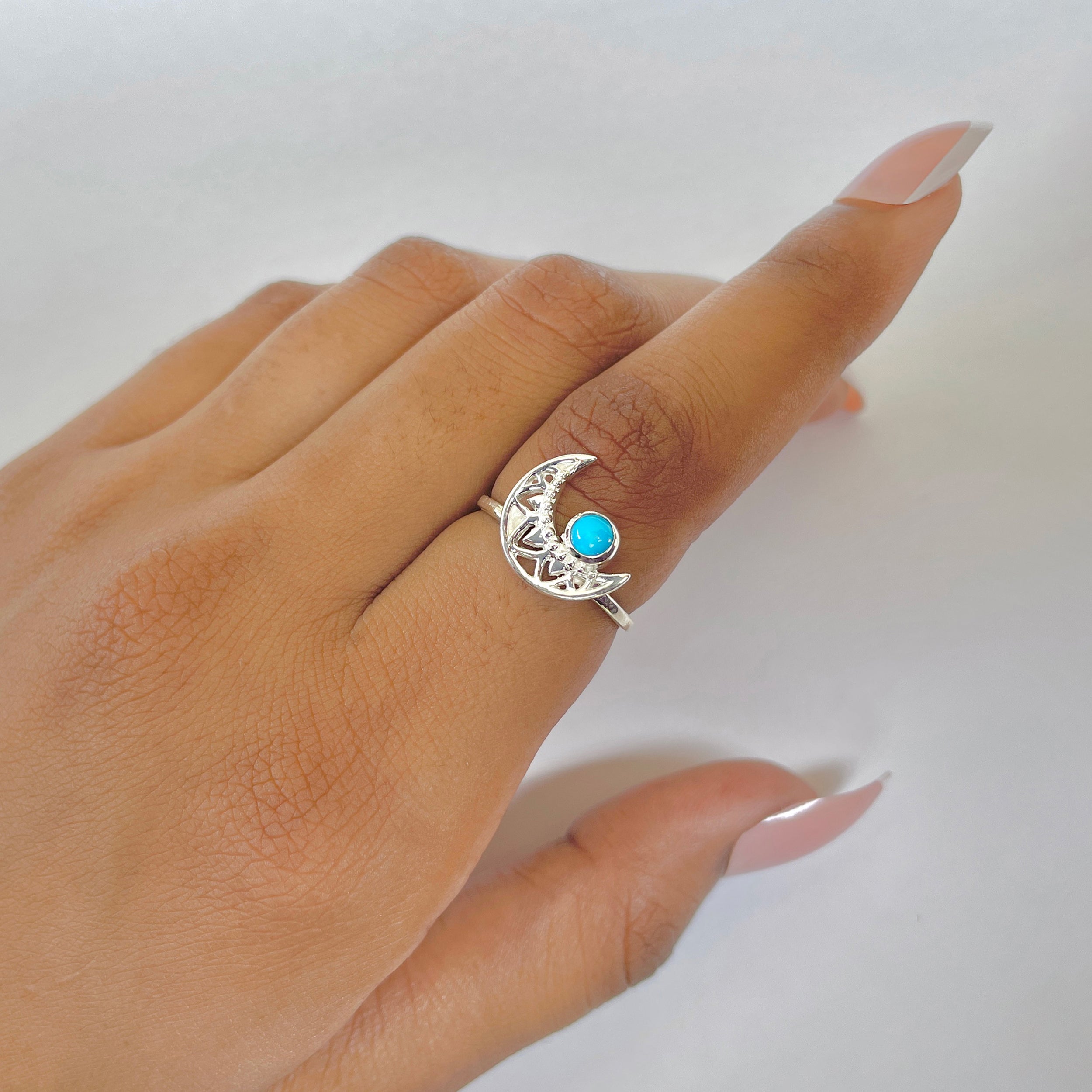 Turquoise Ring-(TRQ-RDR-1338.)
