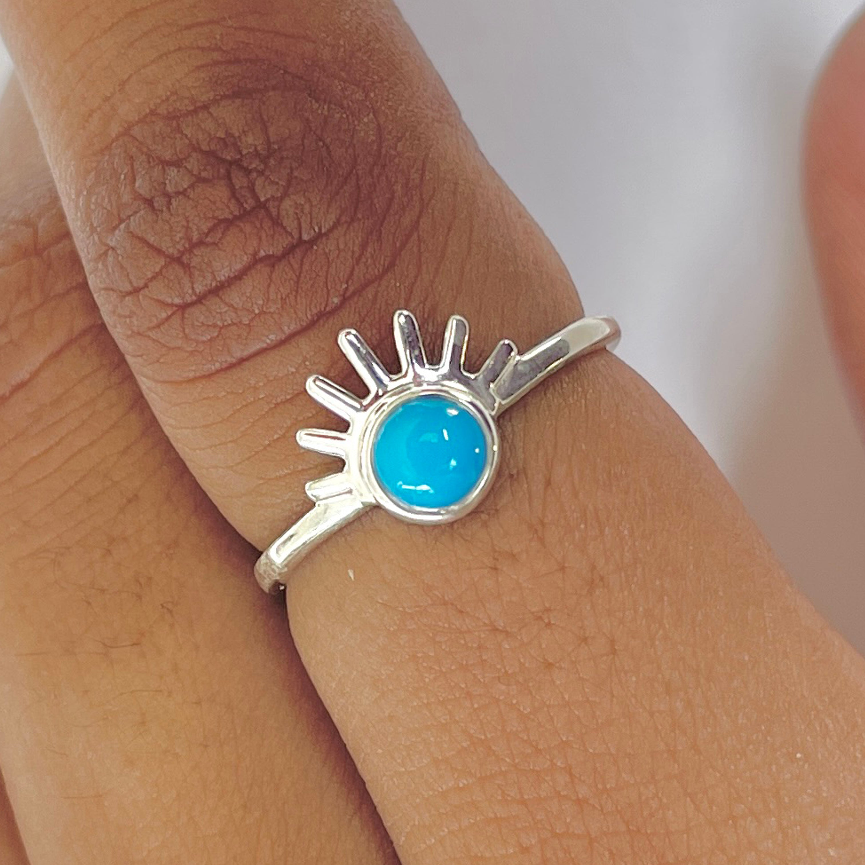 Turquoise Ring-(TRQ-RDR-1340.)