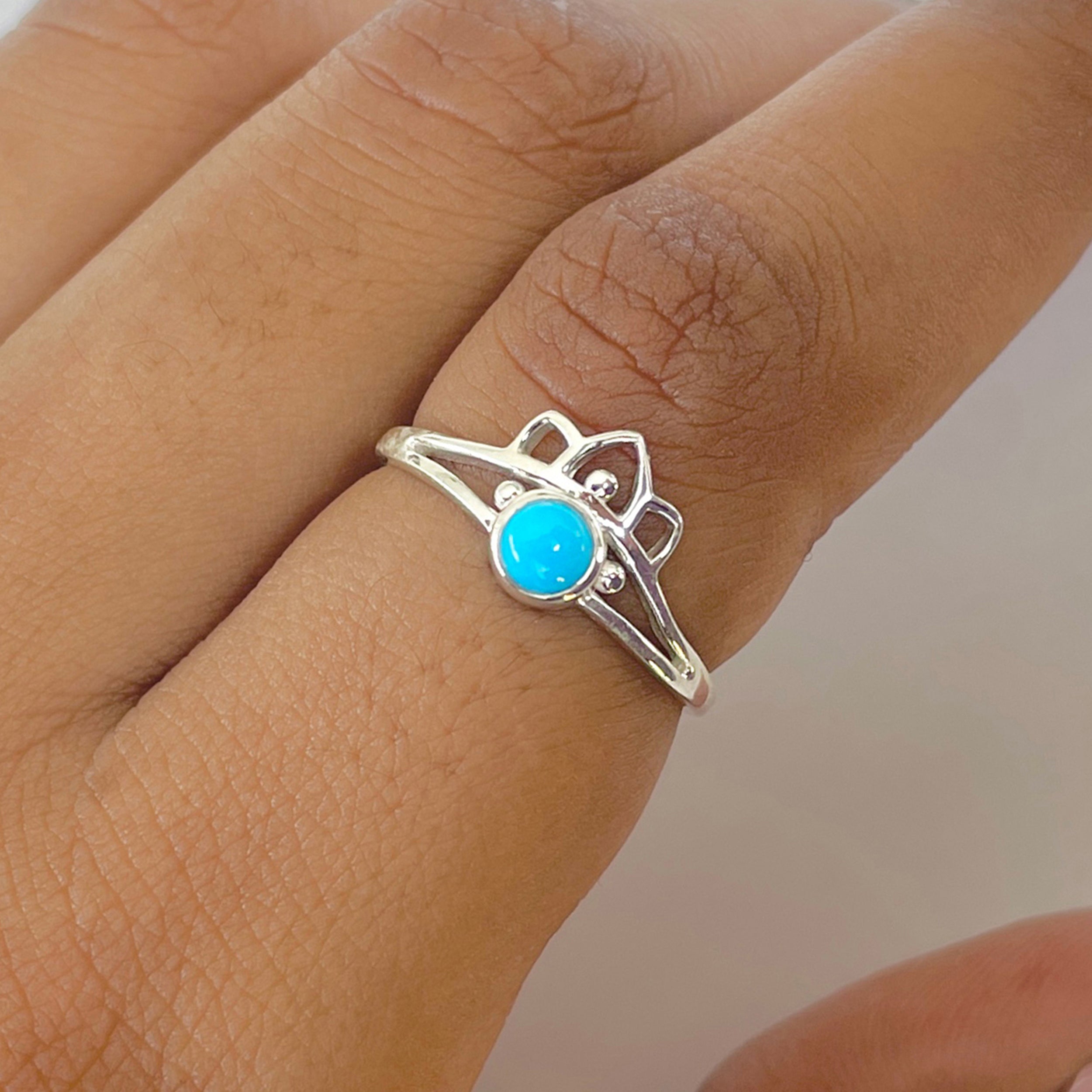 Turquoise Ring-(TRQ-RDR-1352.)