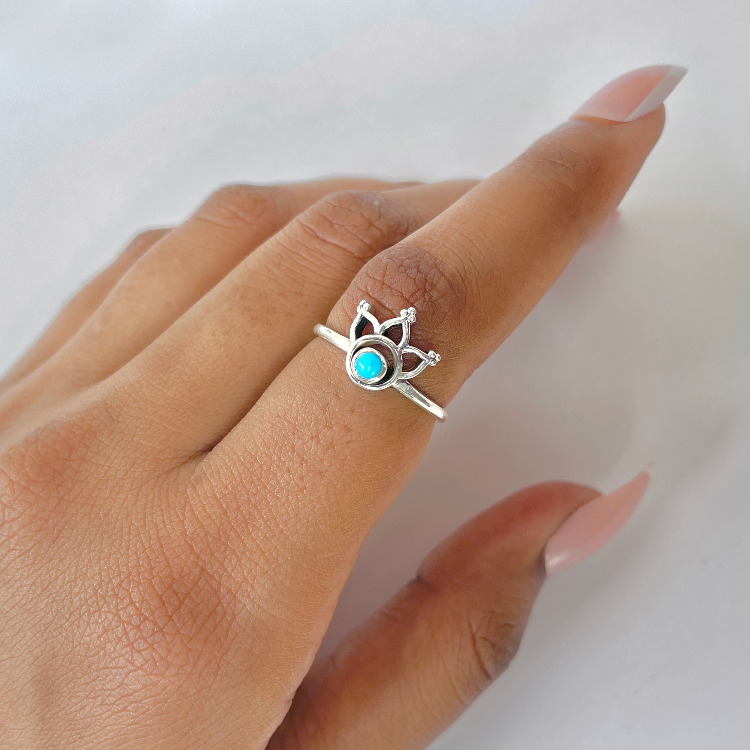 Turquoise Ring-(TRQ-RDR-1362.)