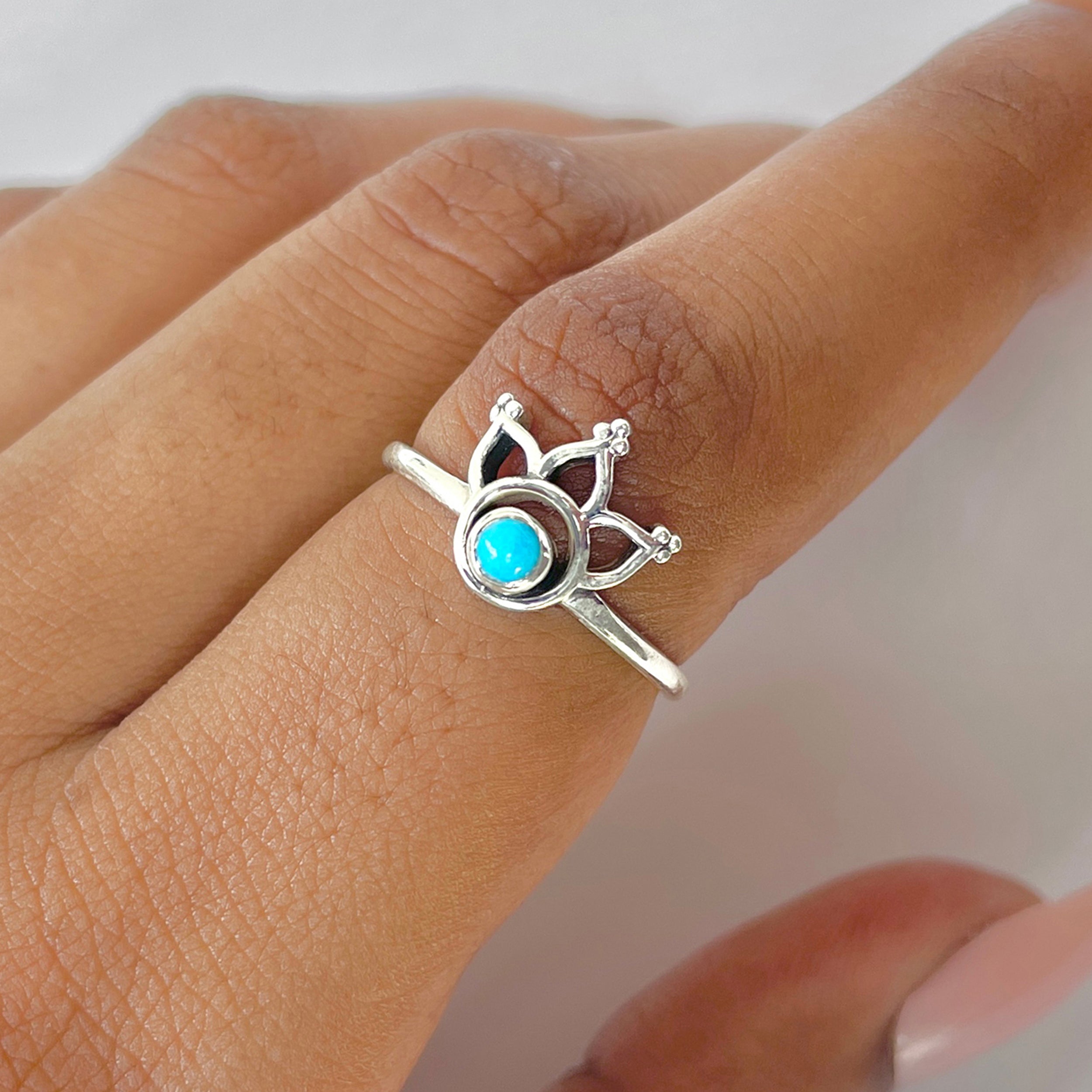 Turquoise Ring-(TRQ-RDR-1362.)