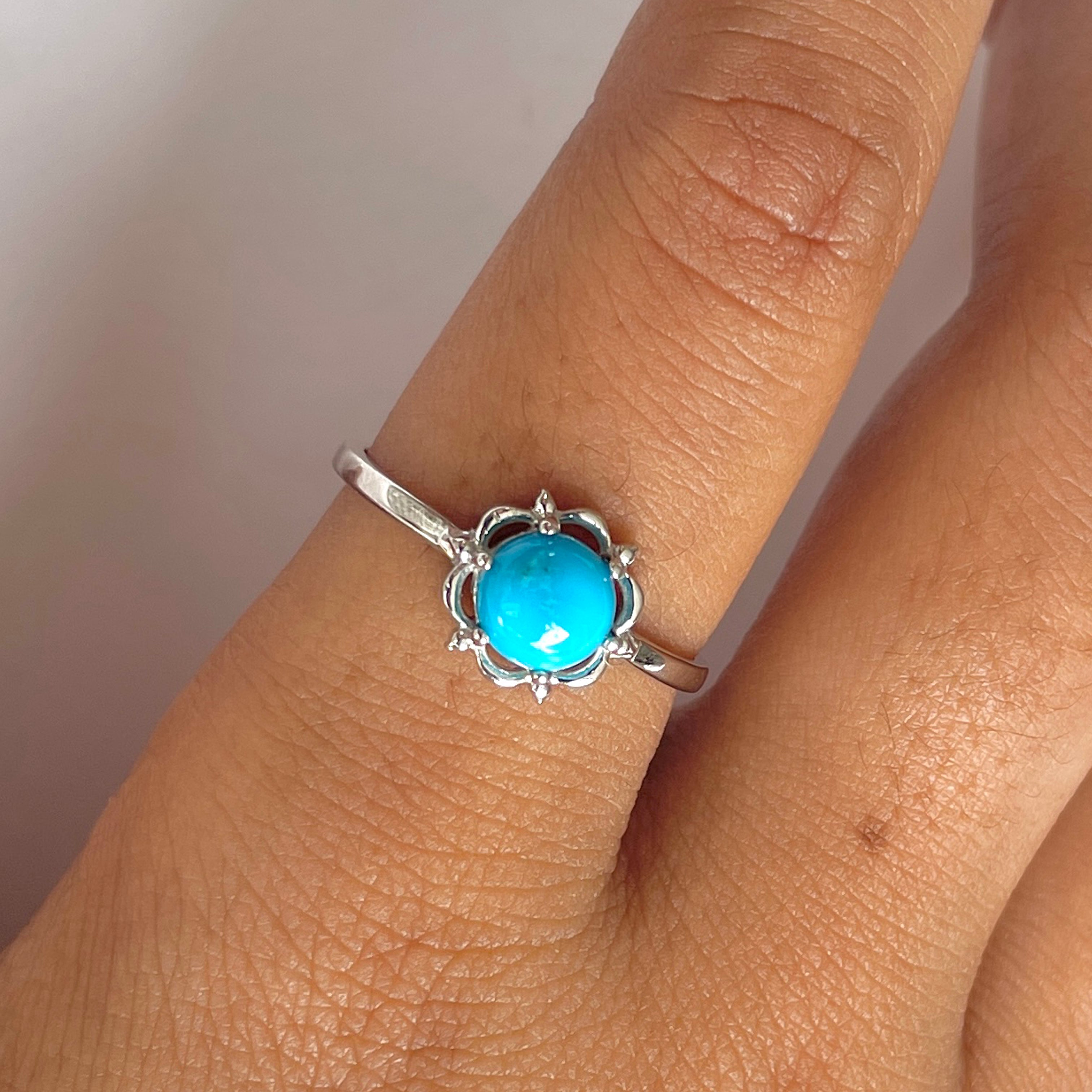 Turquoise Ring-(TRQ-RDR-1460.)