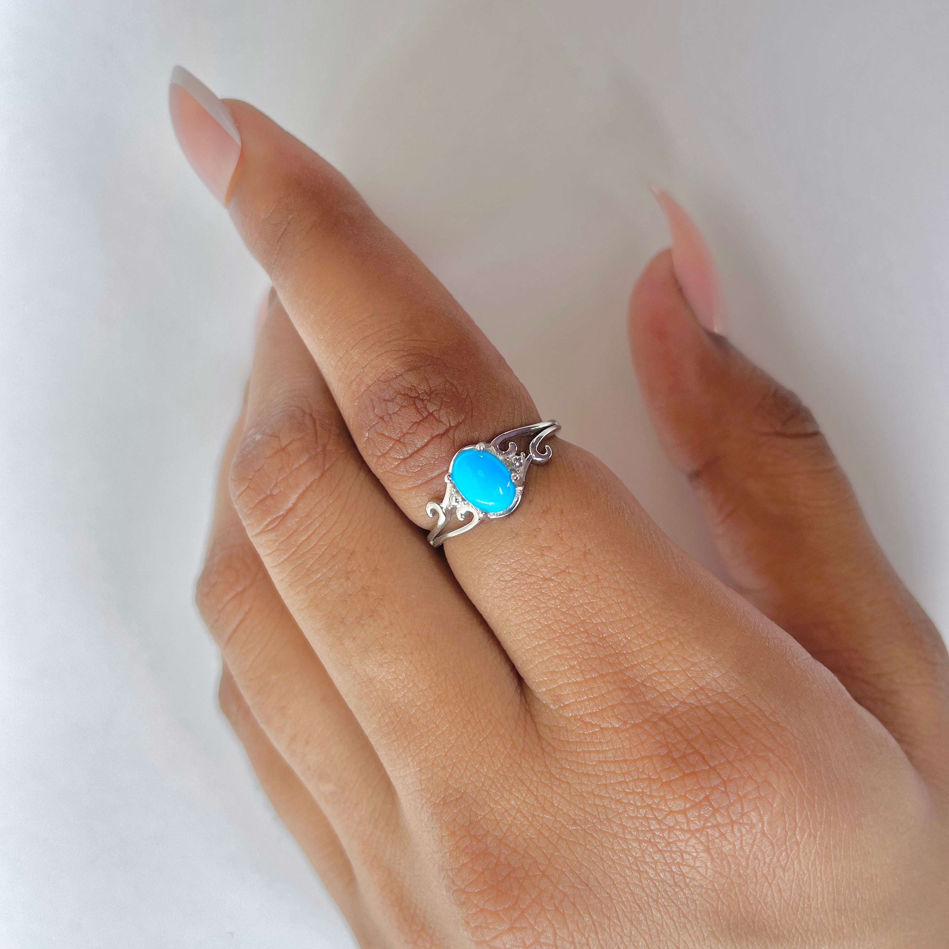 Turquoise Ring-(TRQ-RDR-1495.)