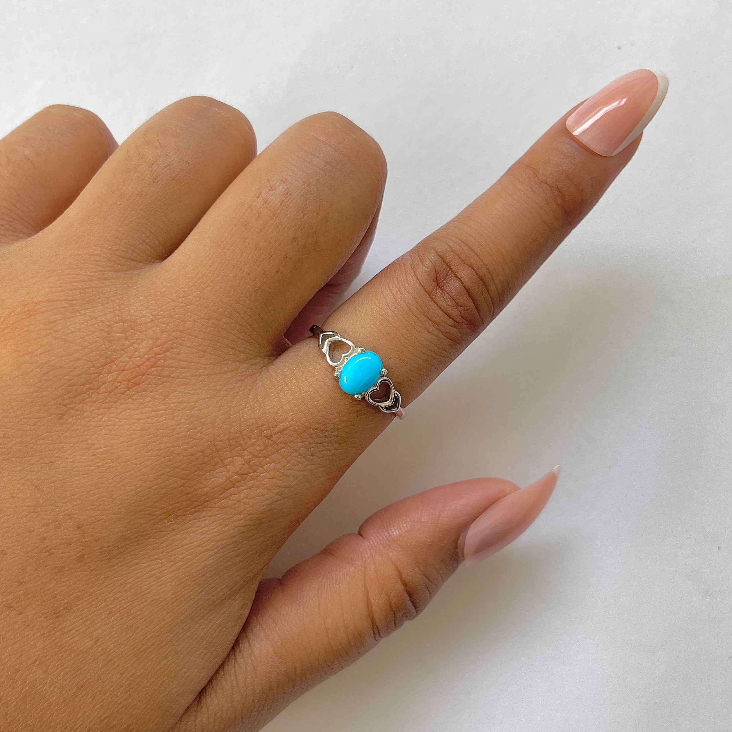 Turquoise Ring-(TRQ-RDR-1528.)