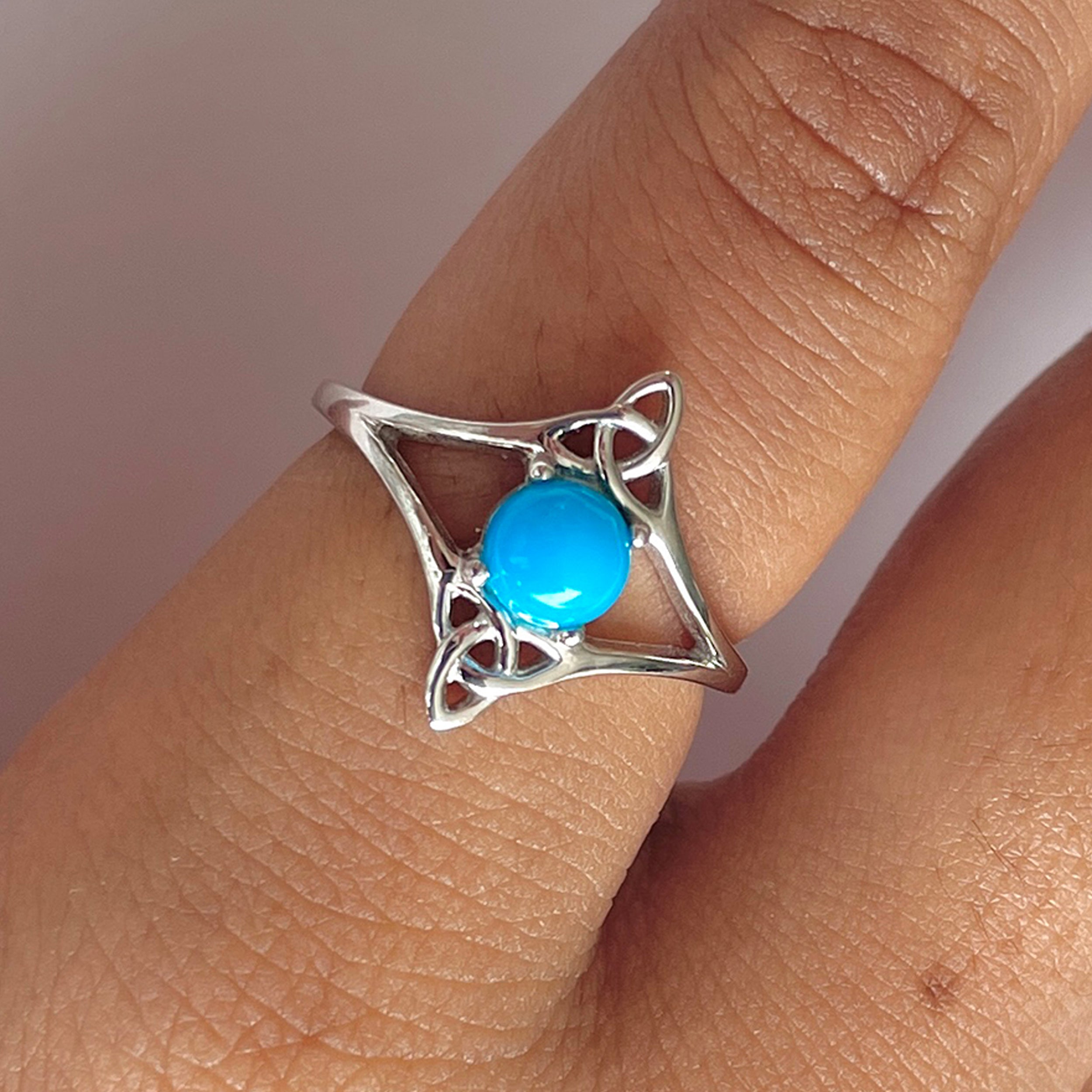 Turquoise Ring-(TRQ-RDR-1529.)