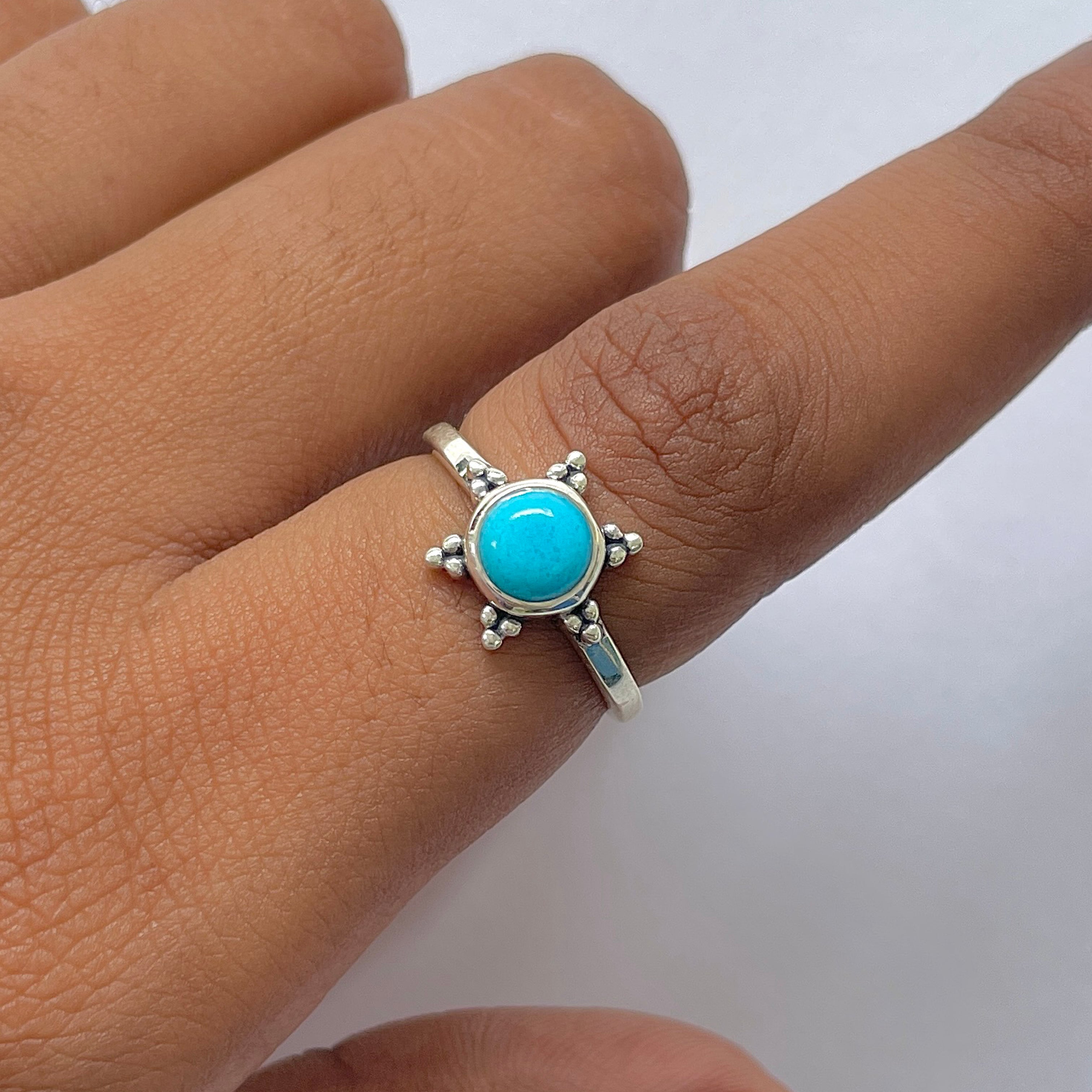 Turquoise Ring-(TRQ-RDR-759.)