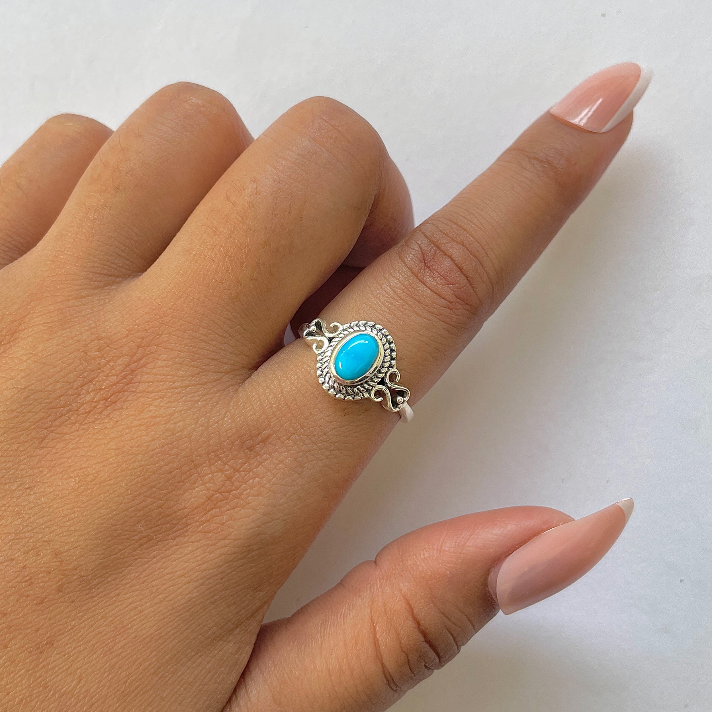 Turquoise Ring-(TRQ-RDR-762.)