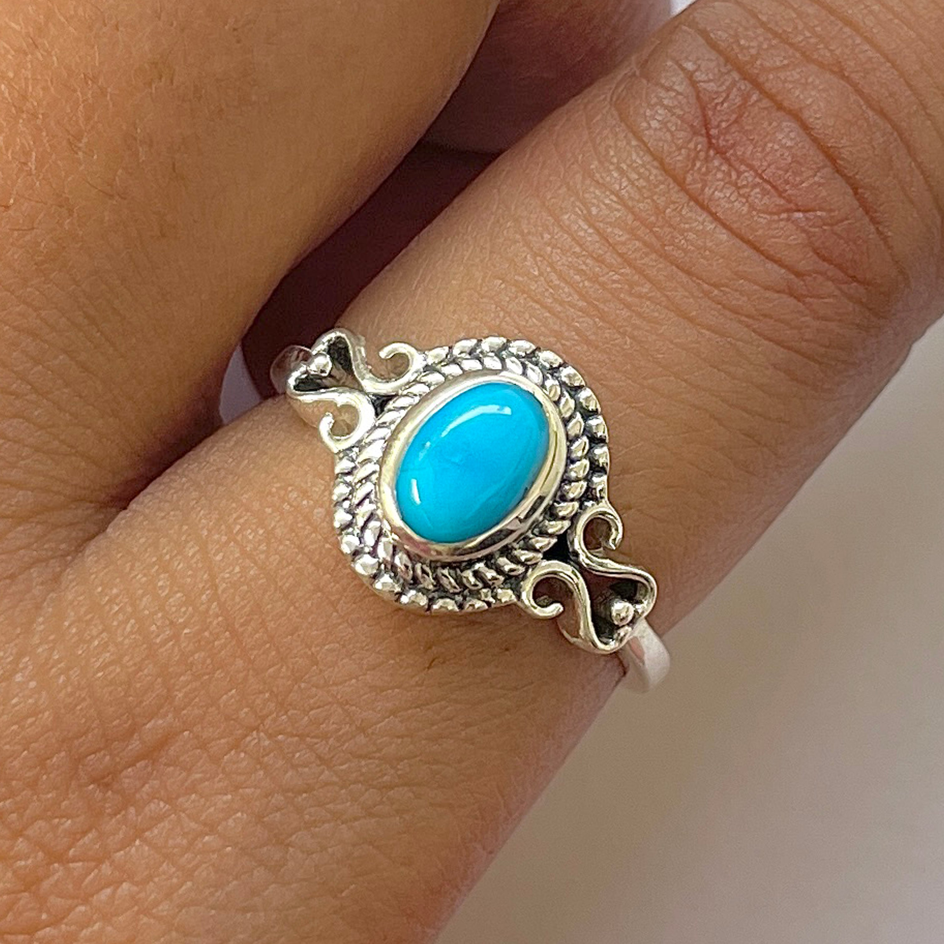 Turquoise Ring-(TRQ-RDR-762.)