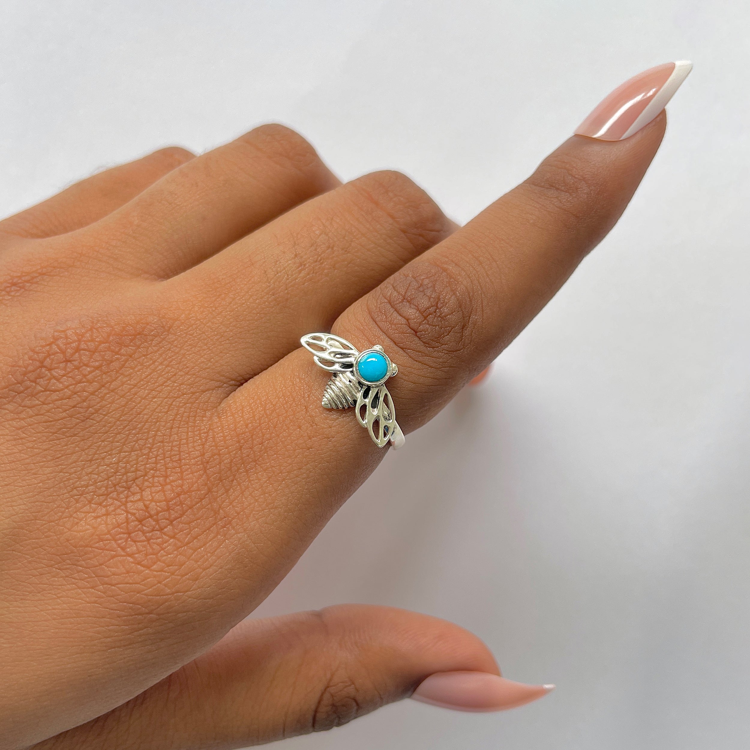 Turquoise Ring-(TRQ-RDR-77.)