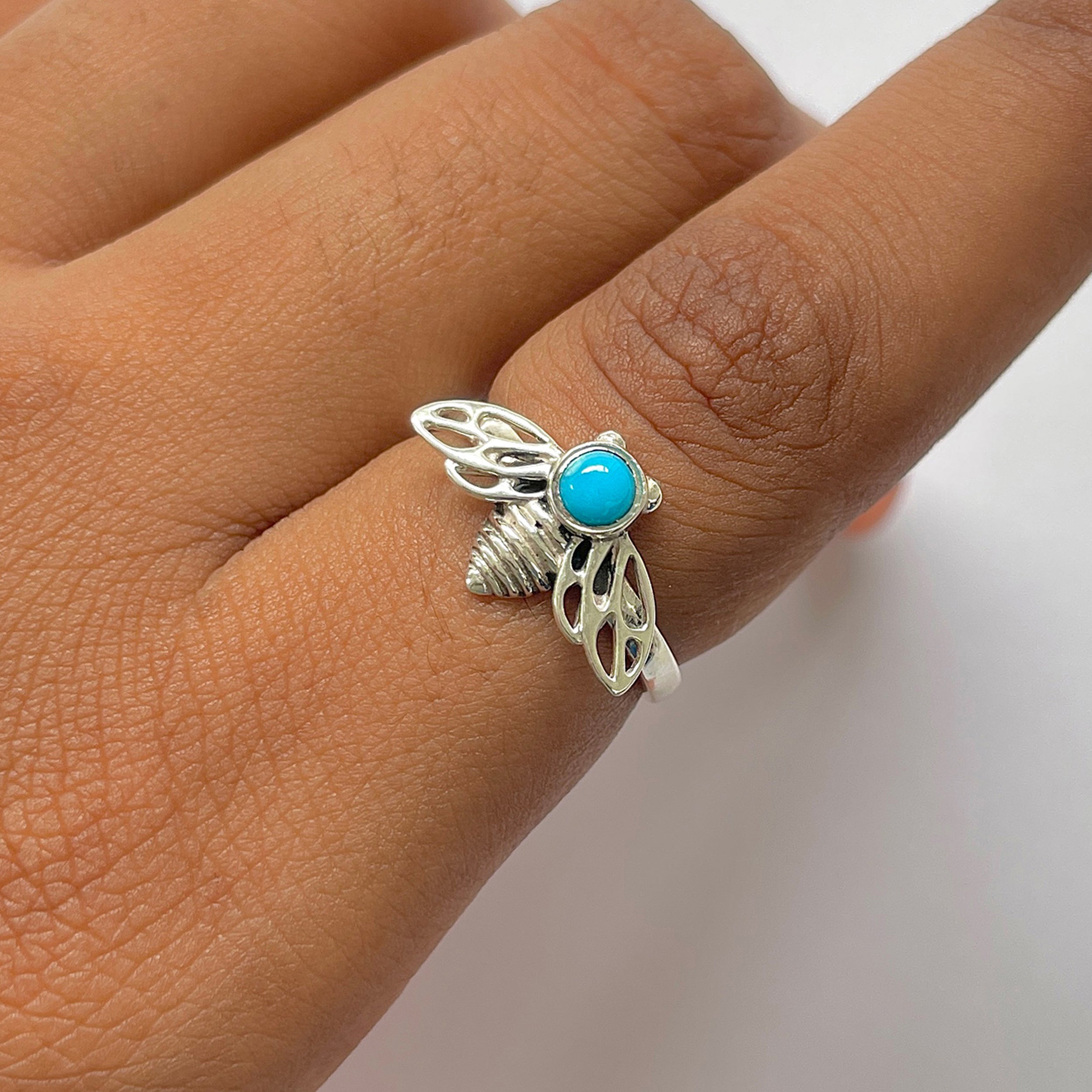 Turquoise Ring-(TRQ-RDR-77.)