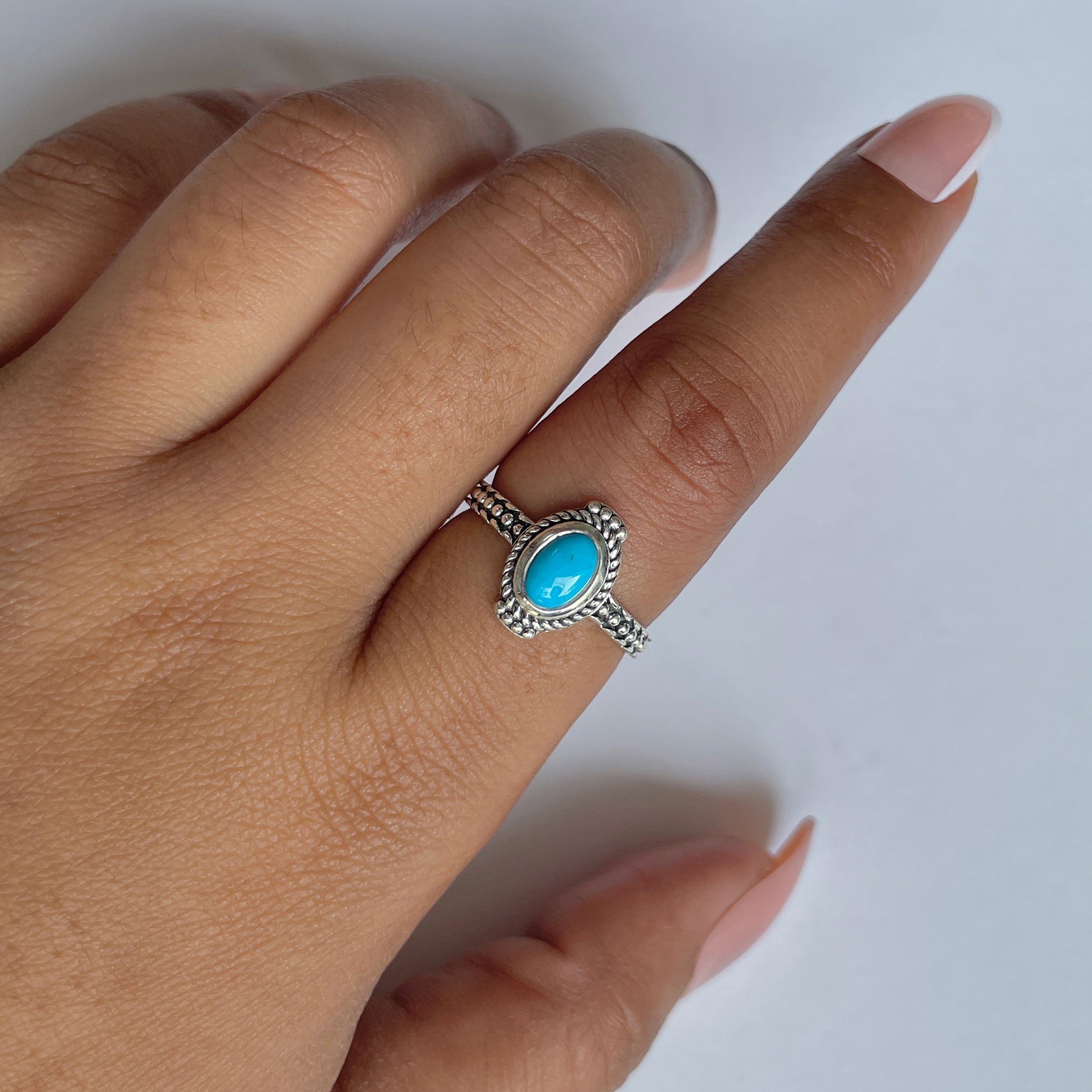 Turquoise Ring-(TRQ-RDR-865.)
