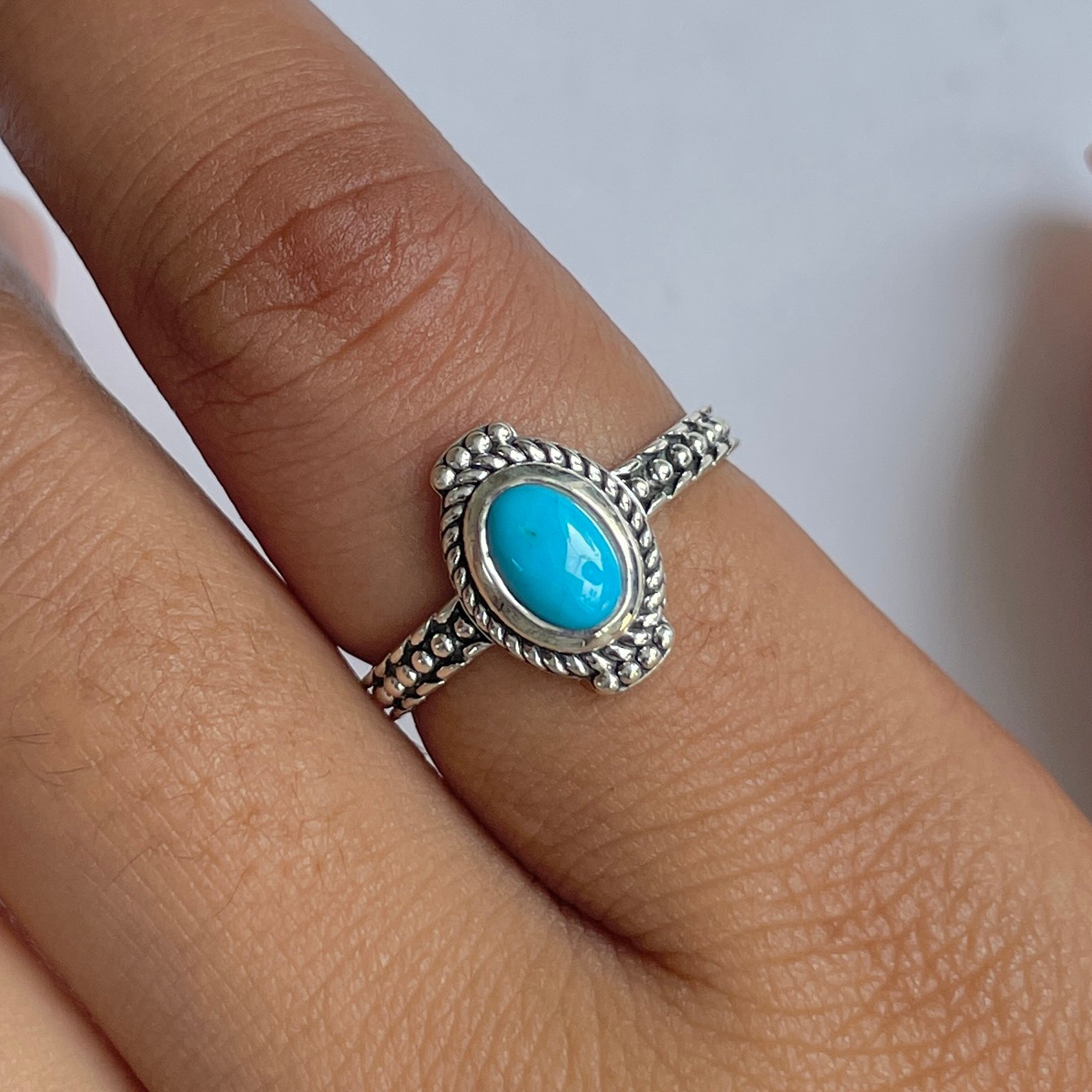 Turquoise Ring-(TRQ-RDR-865.)