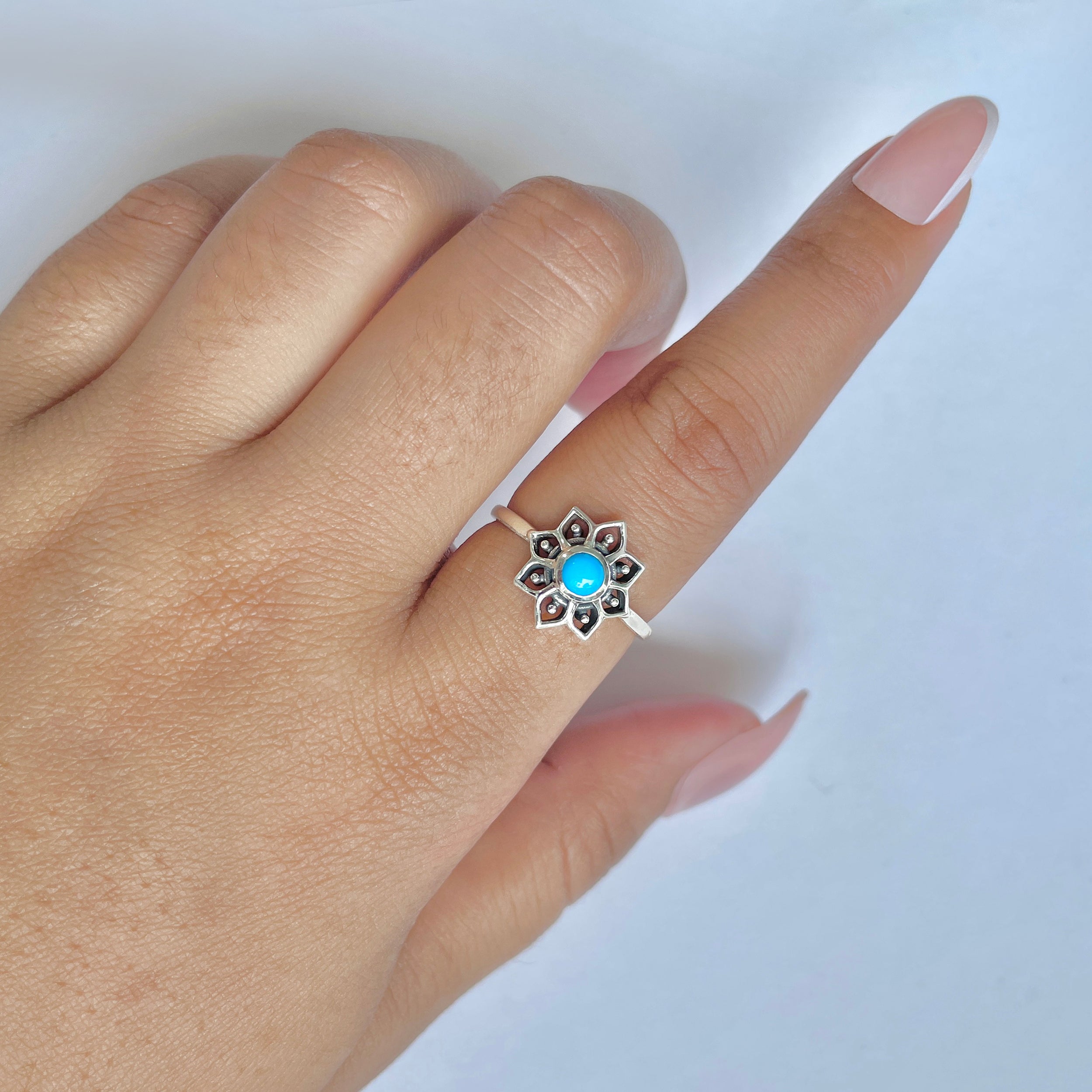 Turquoise Ring-(TRQ-RDR-979.)
