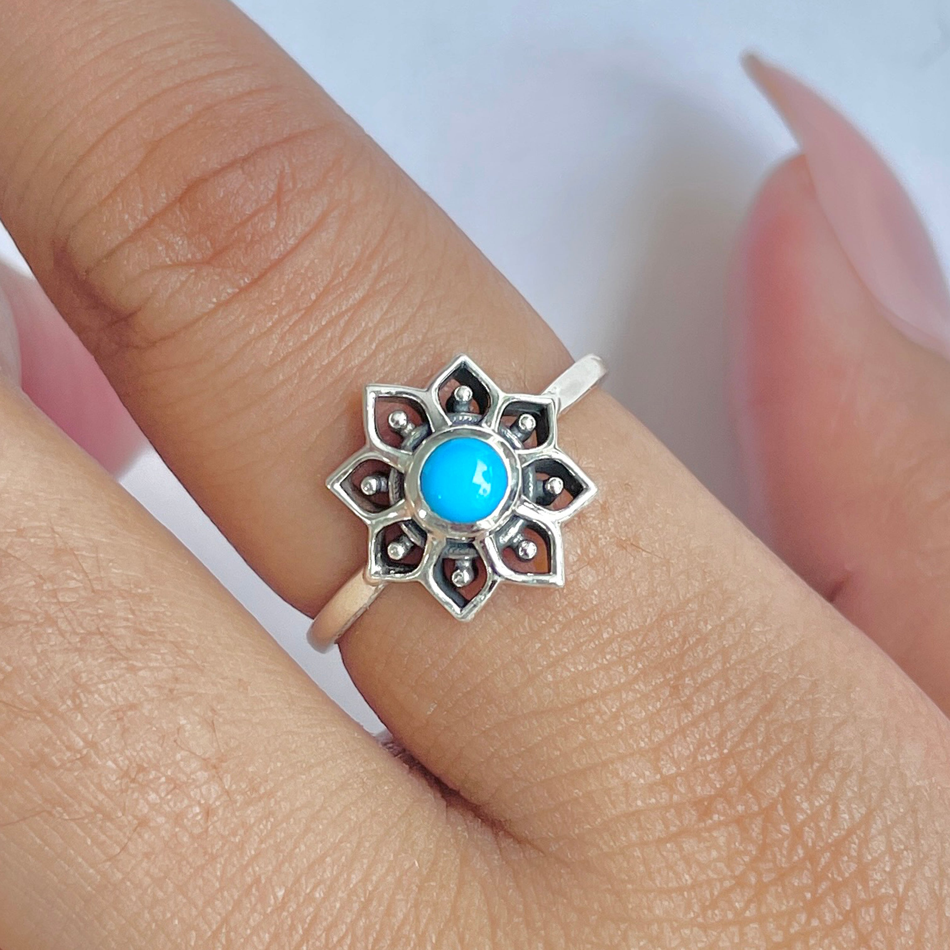 Turquoise Ring-(TRQ-RDR-979.)