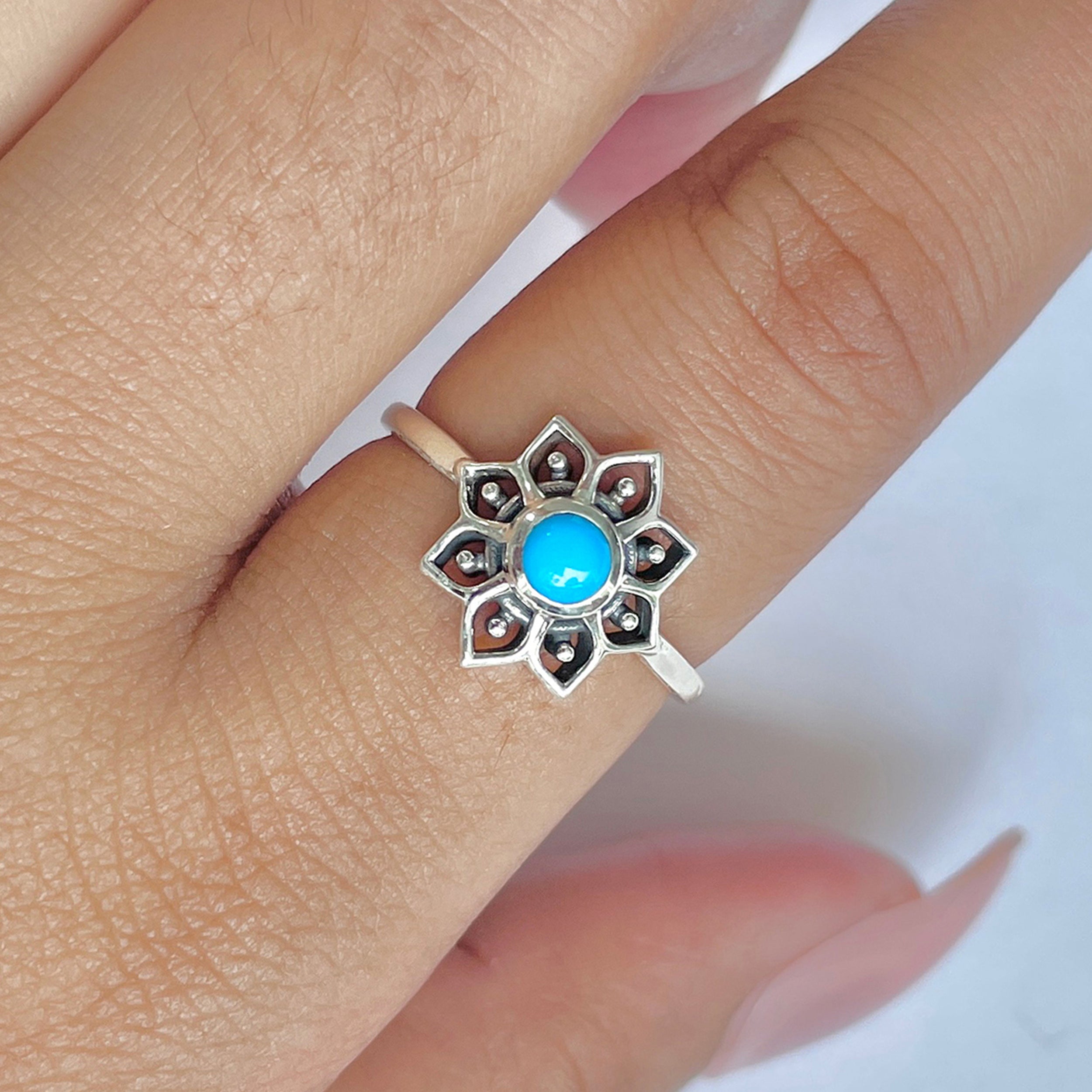 Turquoise Ring-(TRQ-RDR-979.)