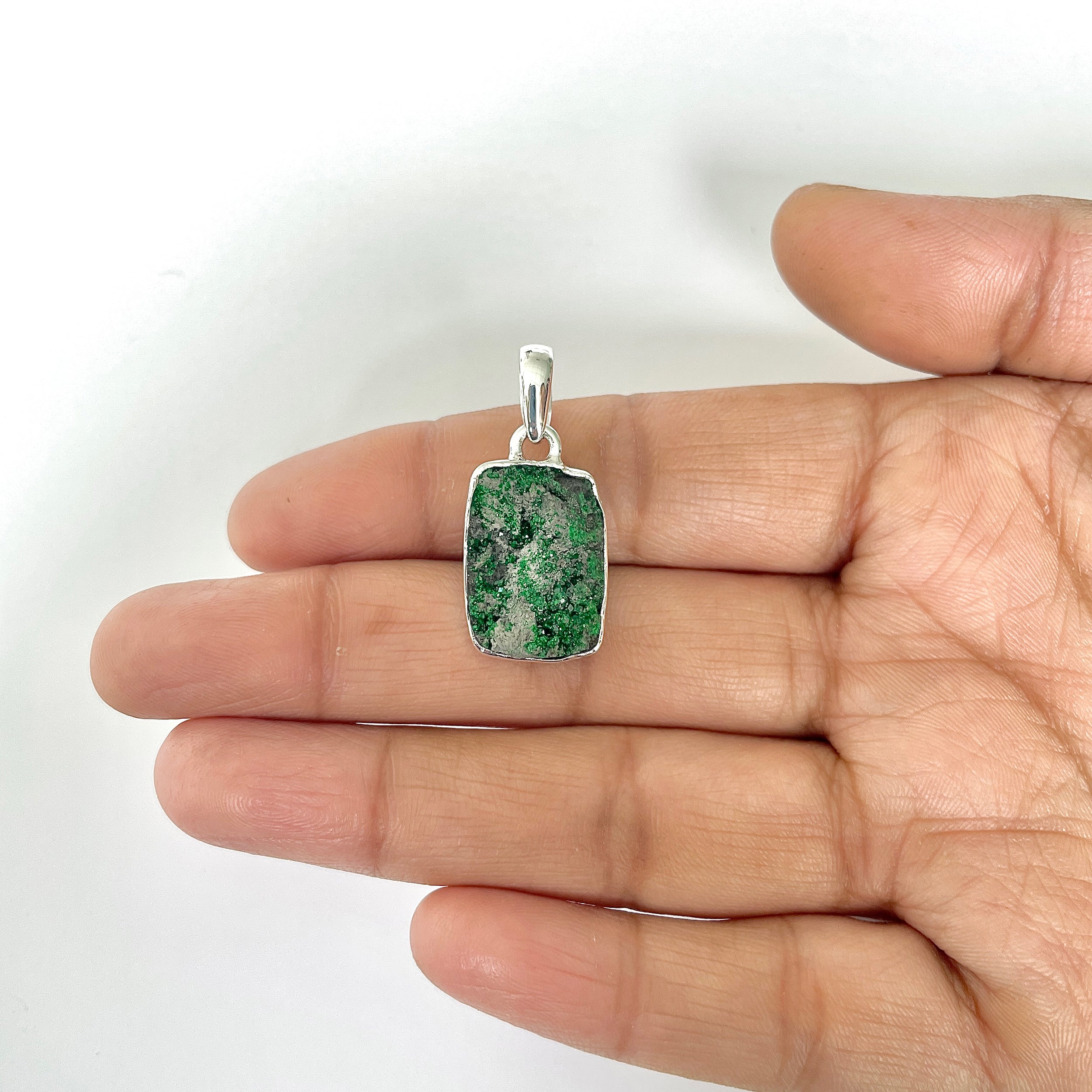 Uvarovite Pendant-(UVR-1-19)