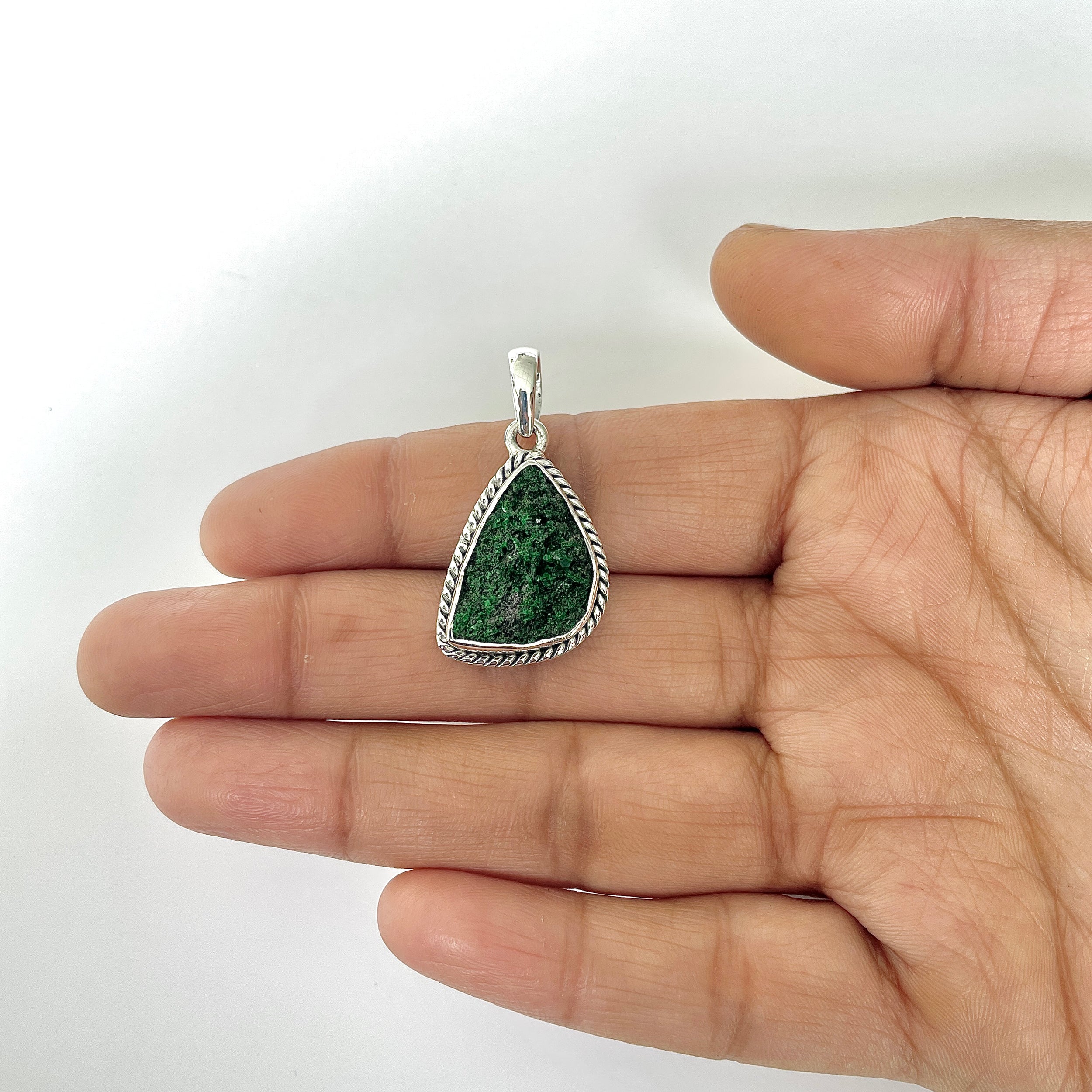Uvarovite Pendant-(UVR-1-21)