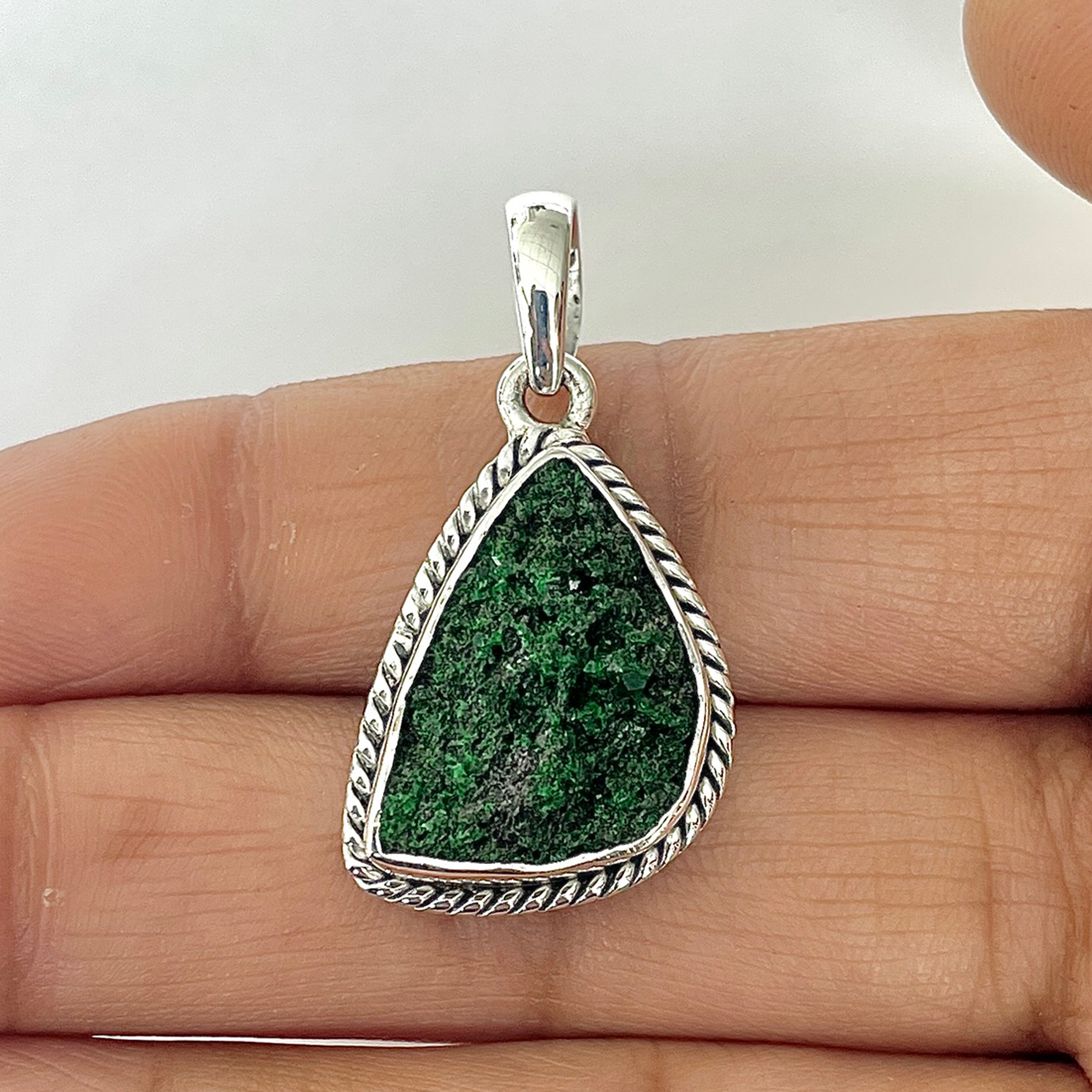 Uvarovite Pendant-(UVR-1-21)