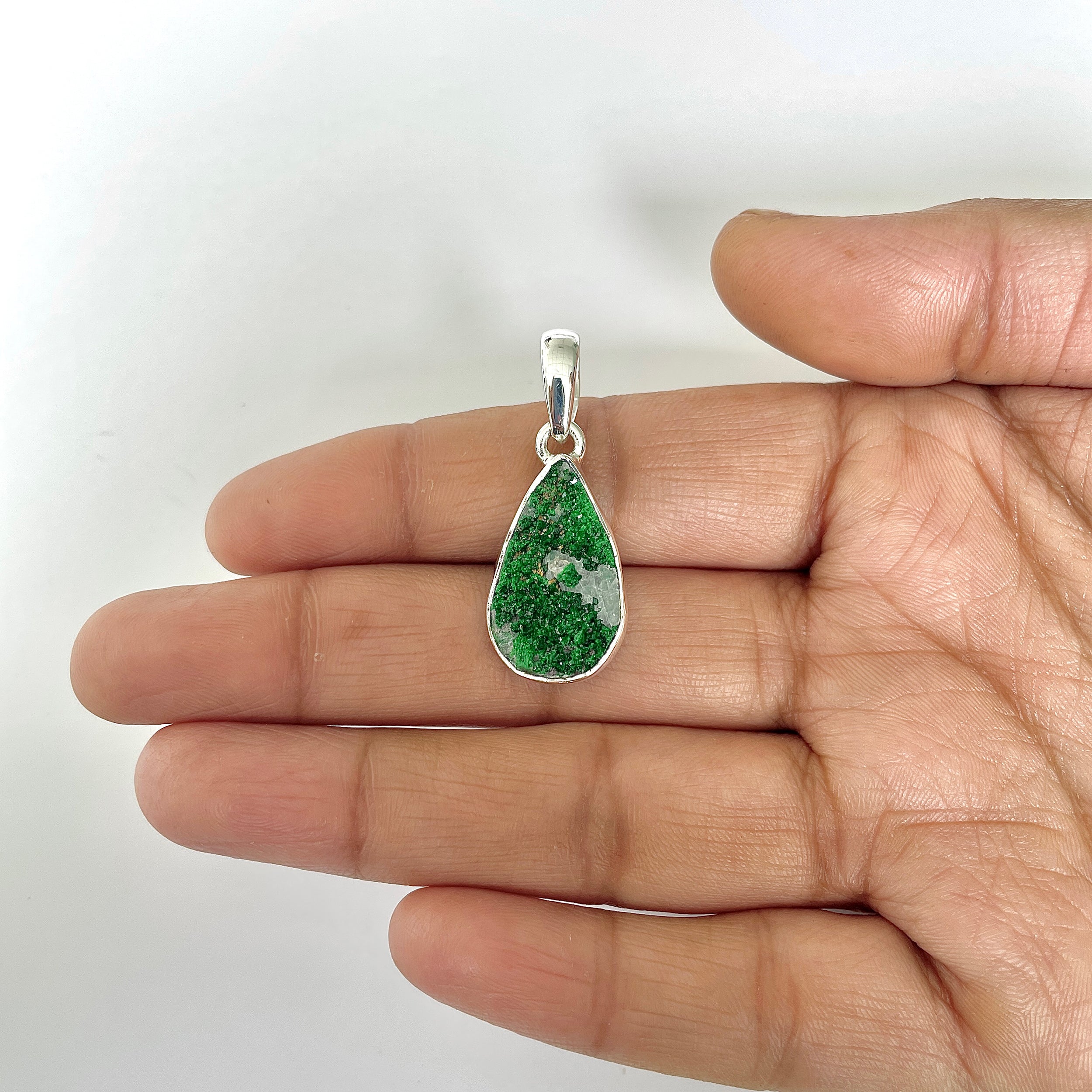 Uvarovite Pendant-(UVR-1-48)