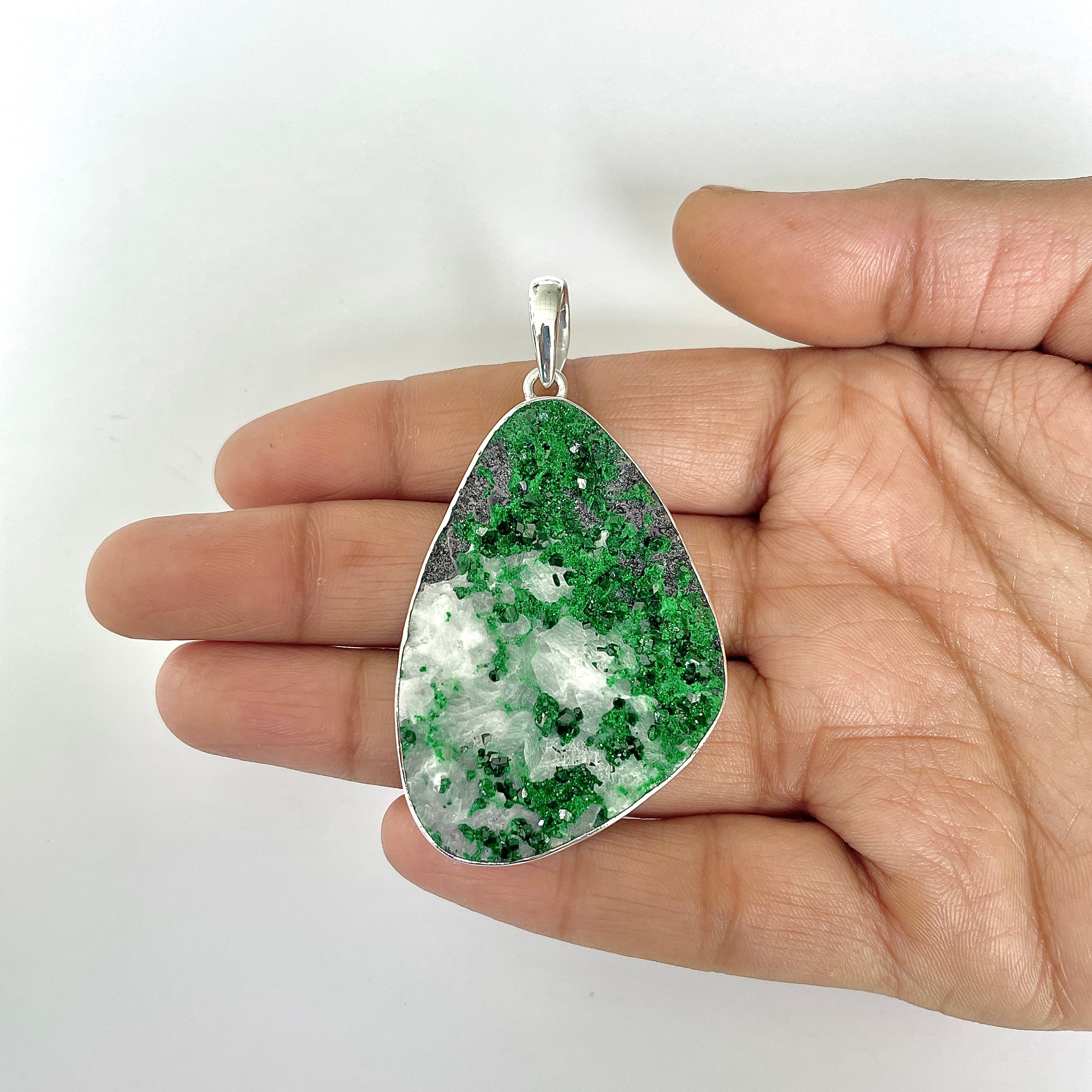 Uvarovite Pendant-(UVR-1-54)