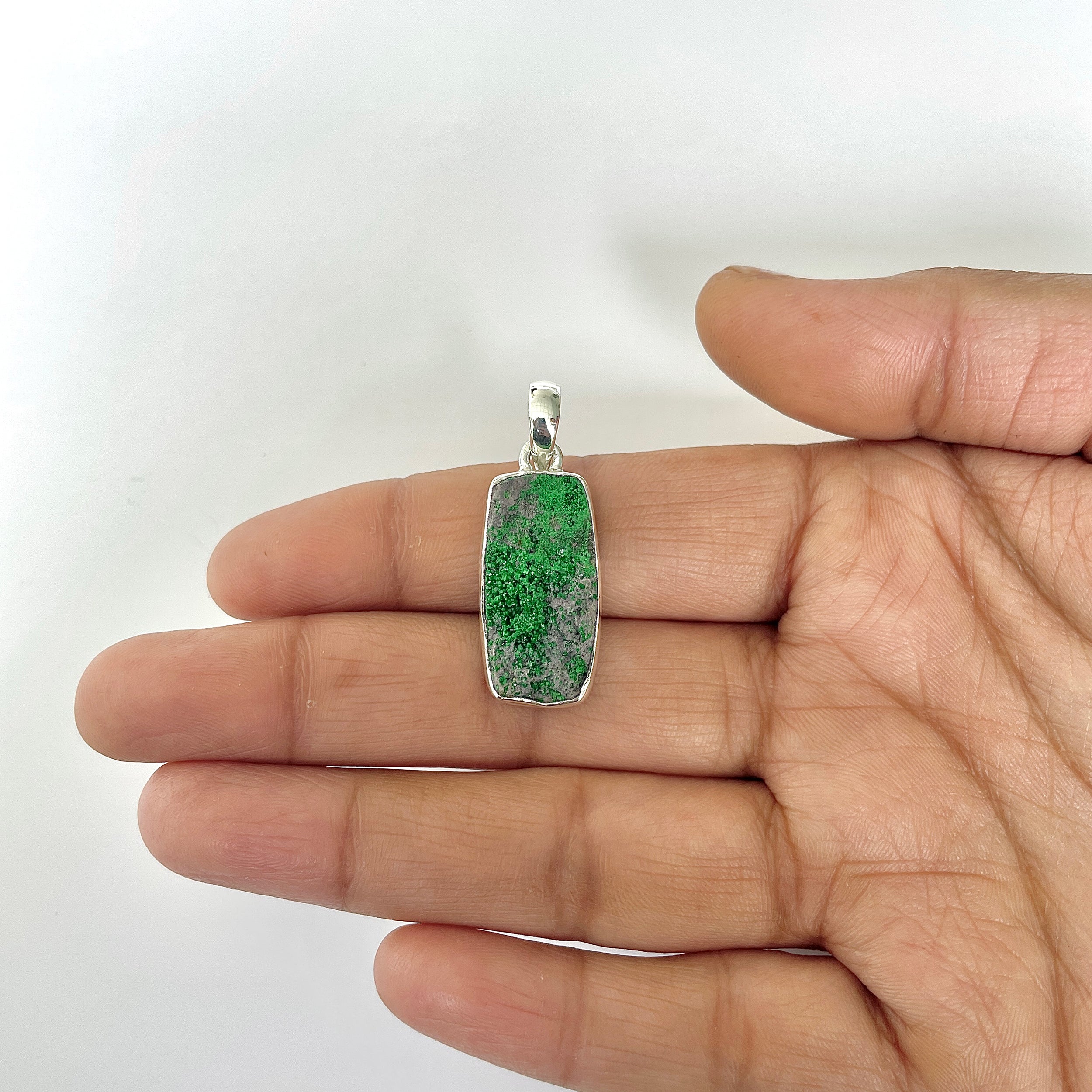 Uvarovite Pendant-(UVR-1-55)