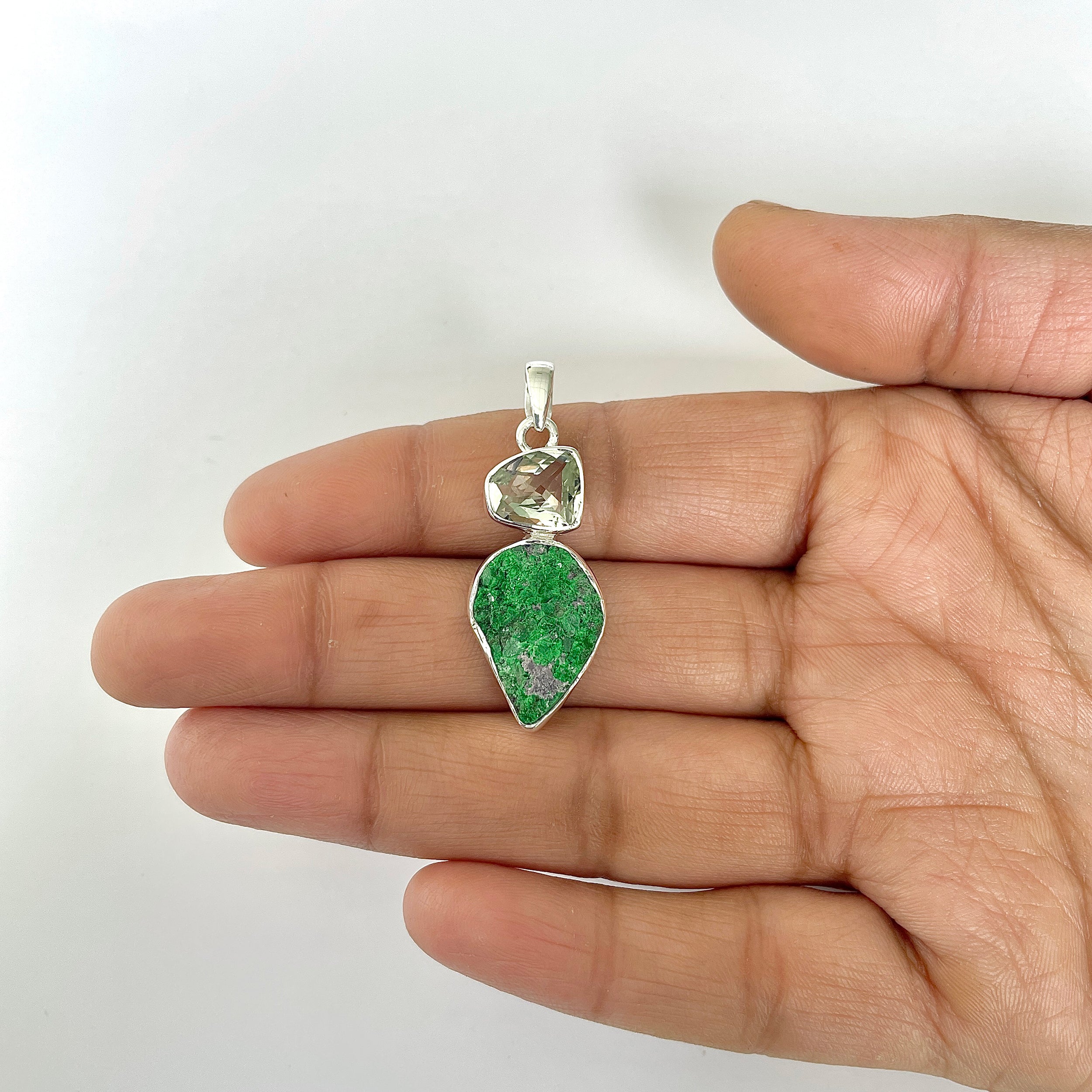 Uvarovite Pendant-(UVR-1-56)