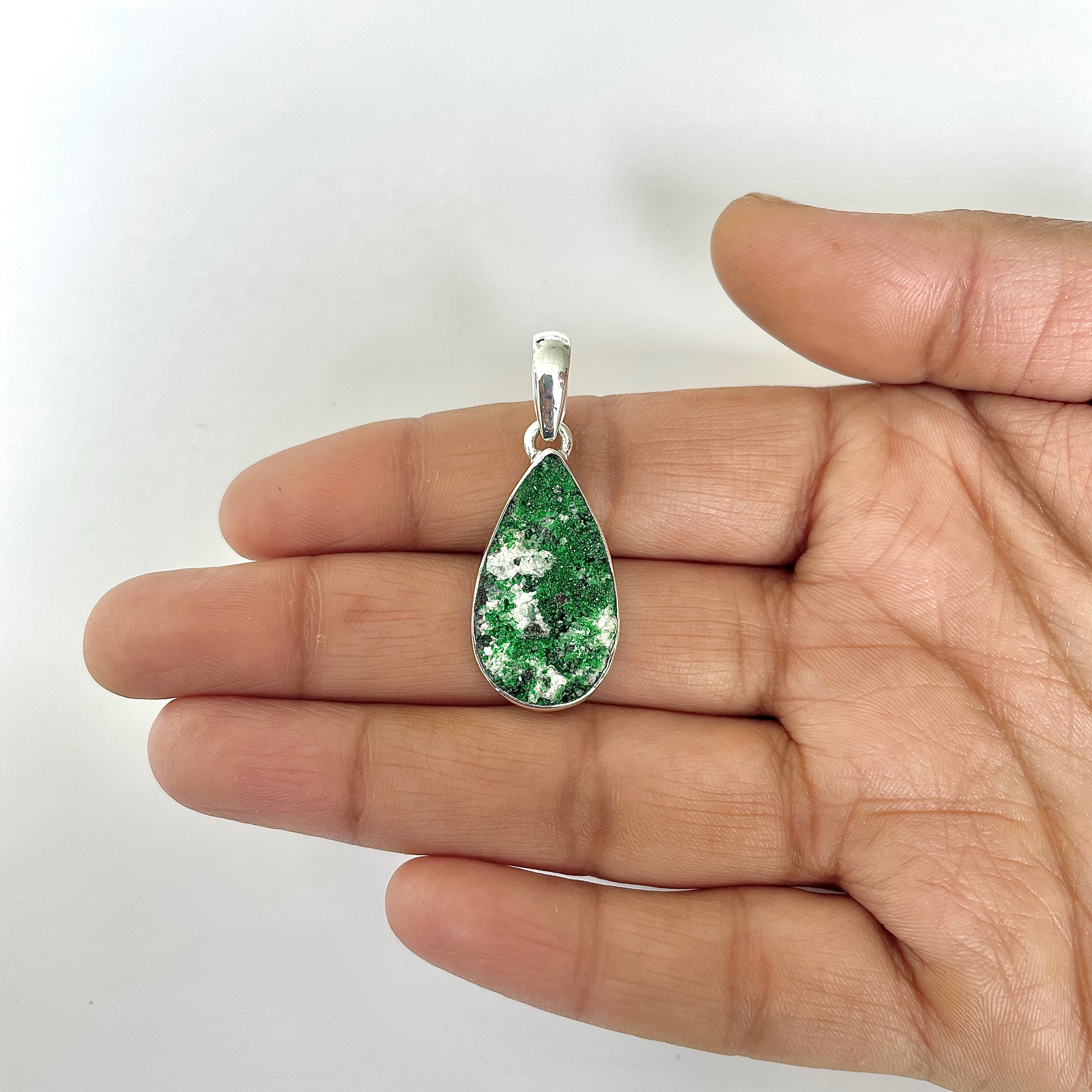 Uvarovite Pendant-(UVR-1-57)