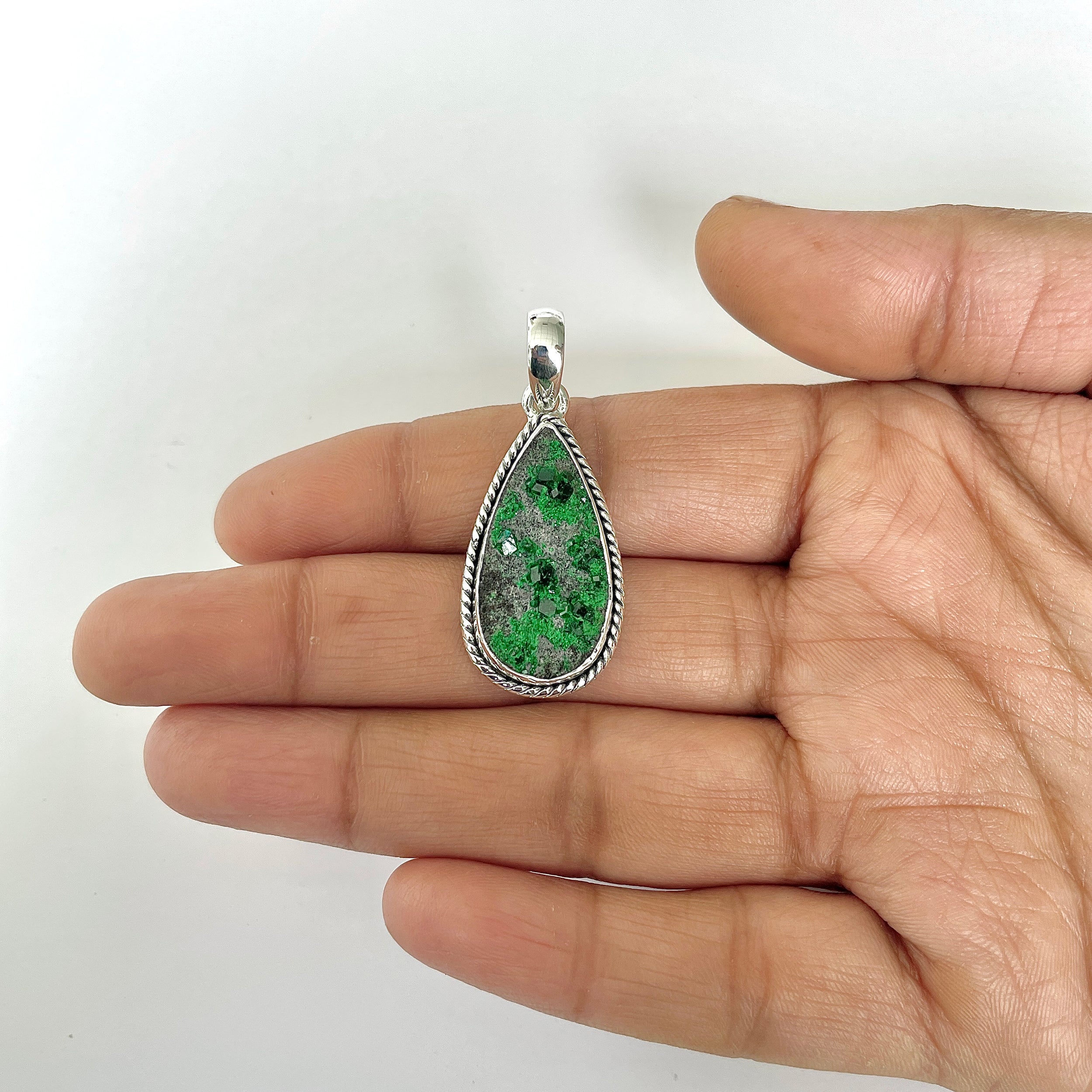 Uvarovite Pendant-(UVR-1-58)
