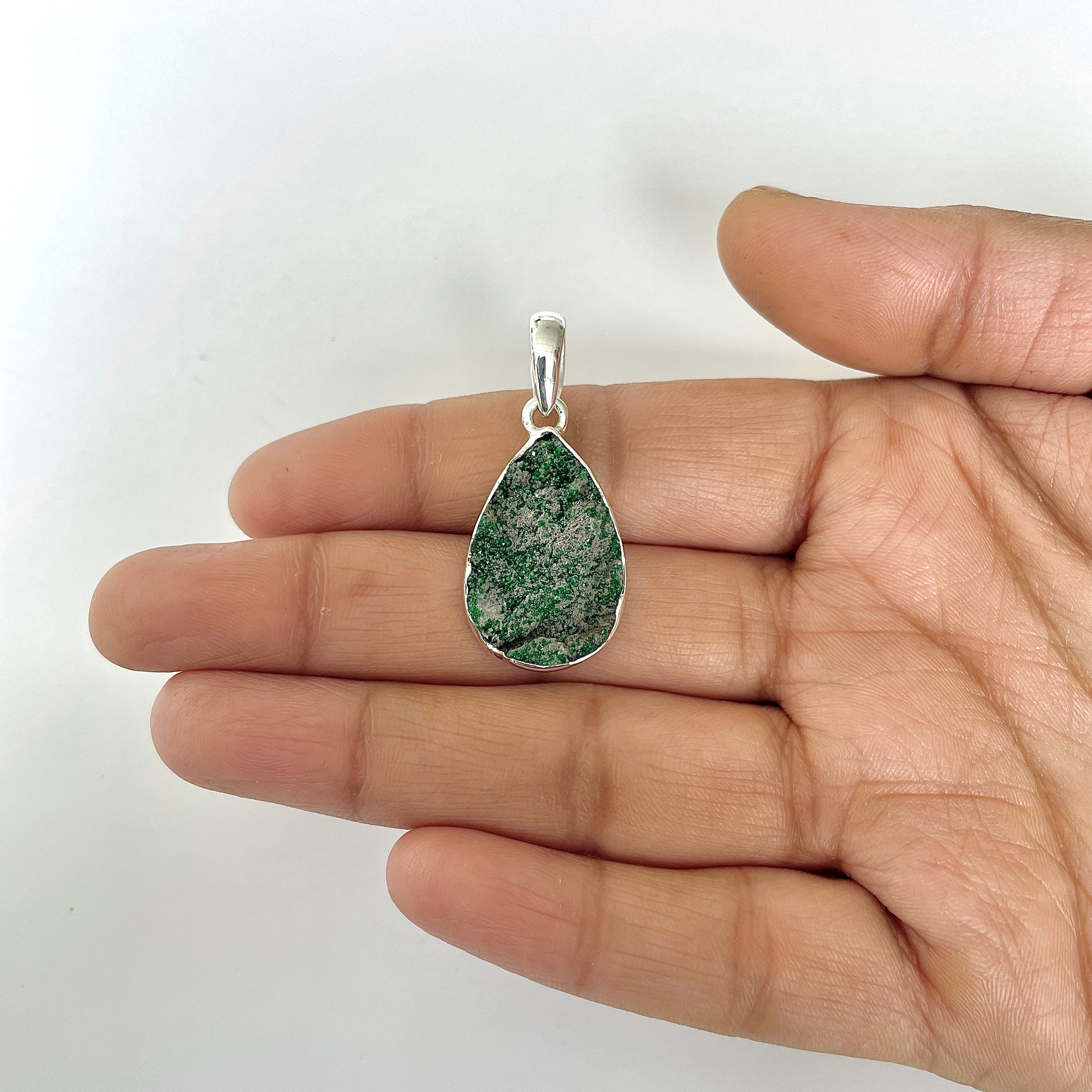 Uvarovite Pendant-(UVR-1-61)