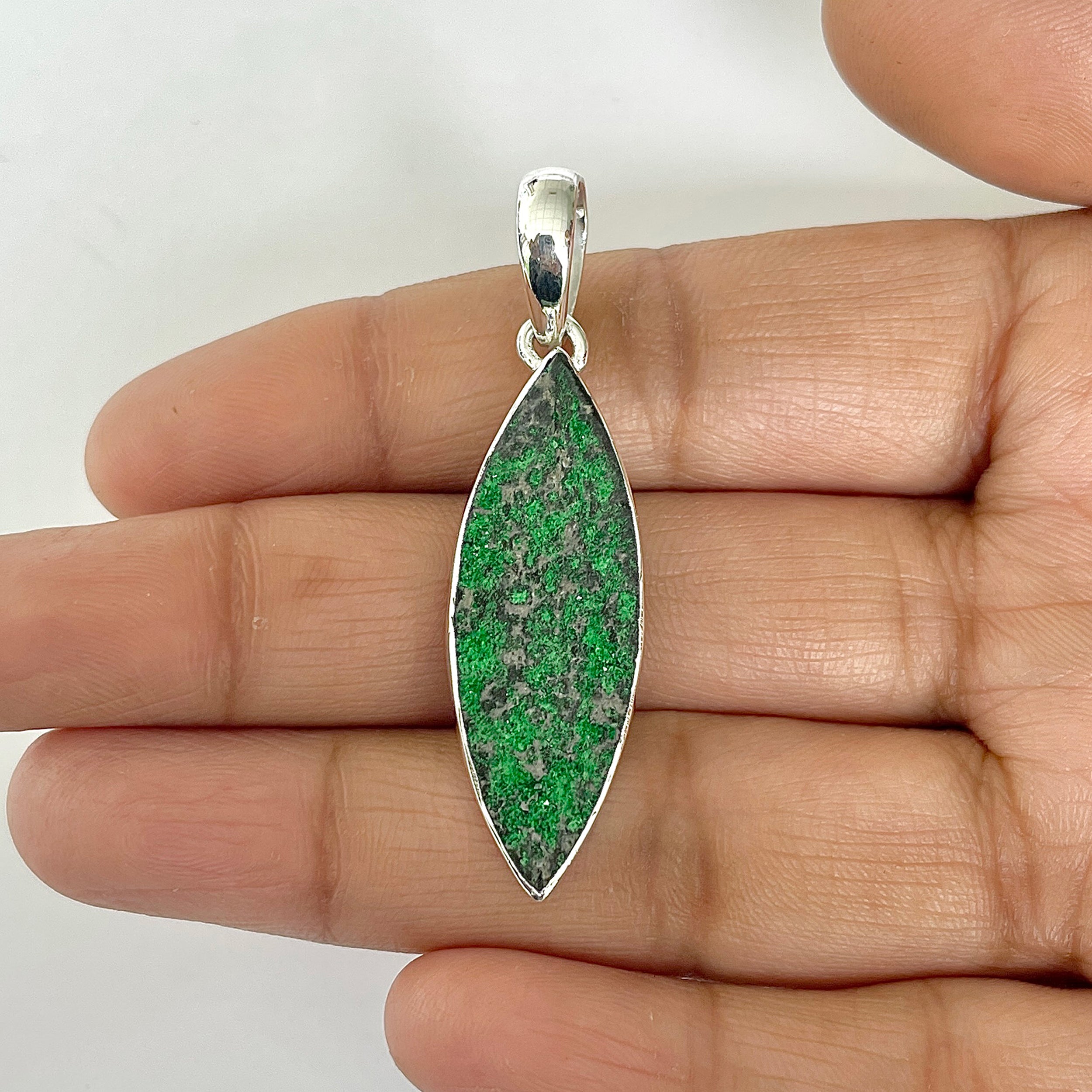 Uvarovite Pendant-(UVR-1-63)