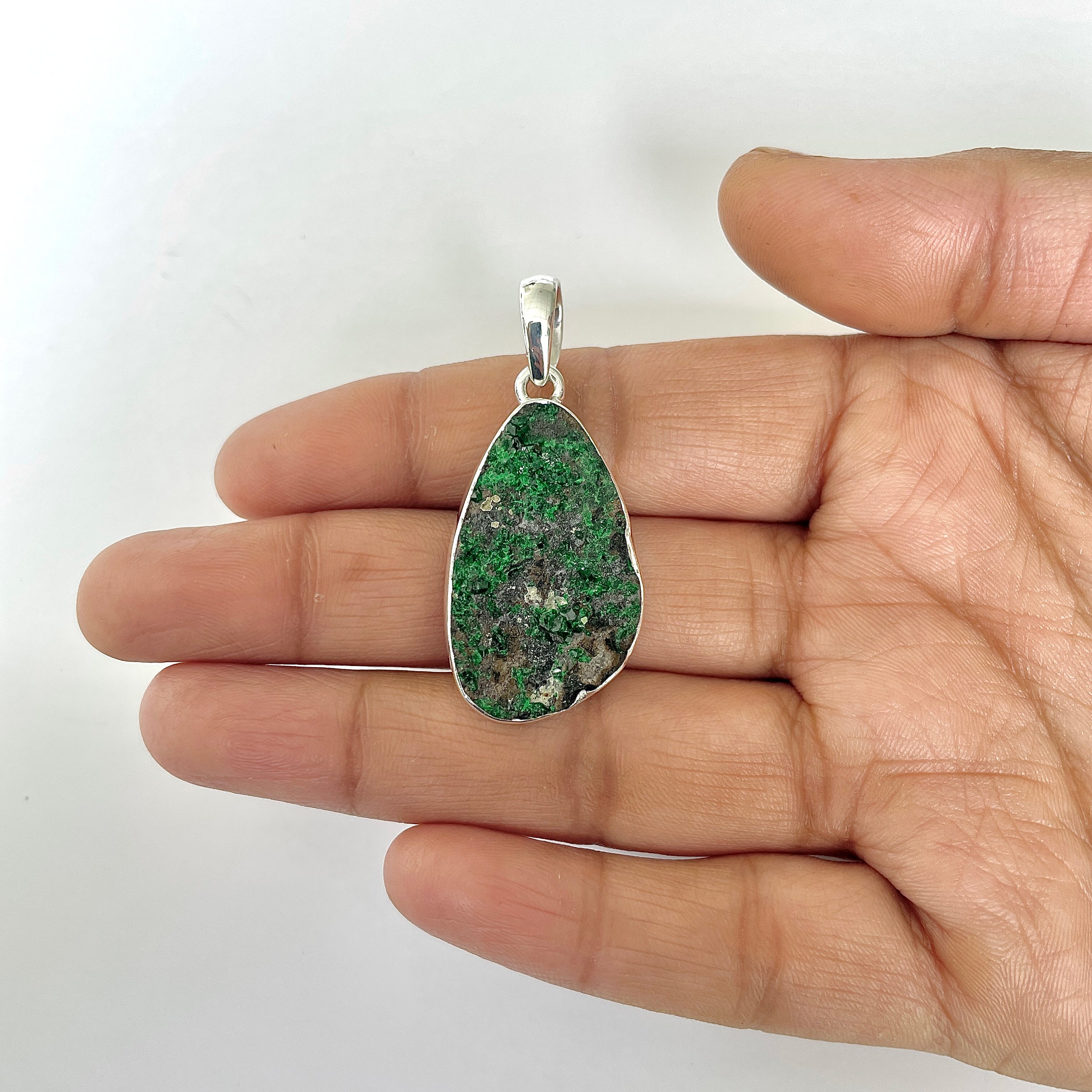 Uvarovite Pendant-(UVR-1-65)