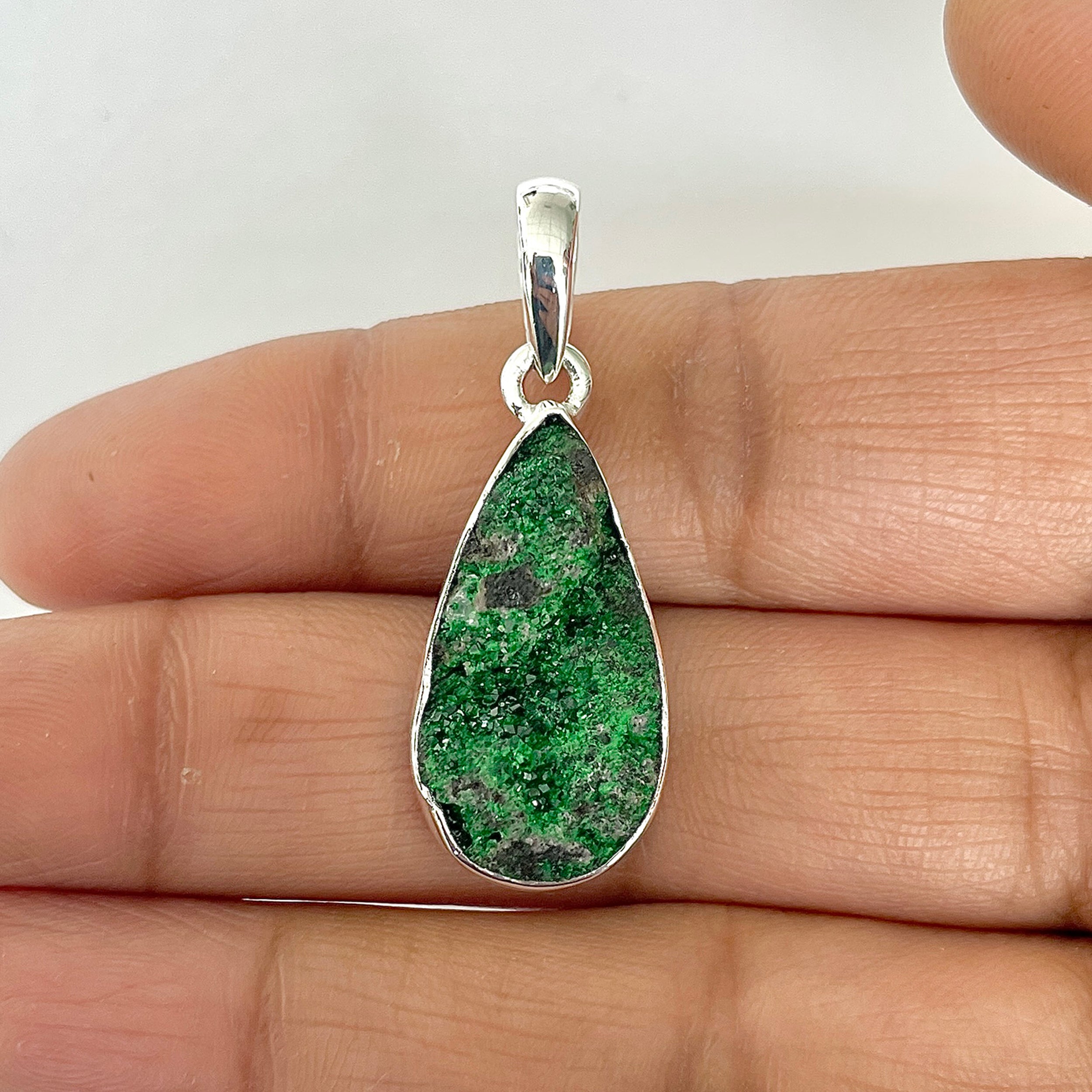 Uvarovite Pendant-(UVR-1-68)