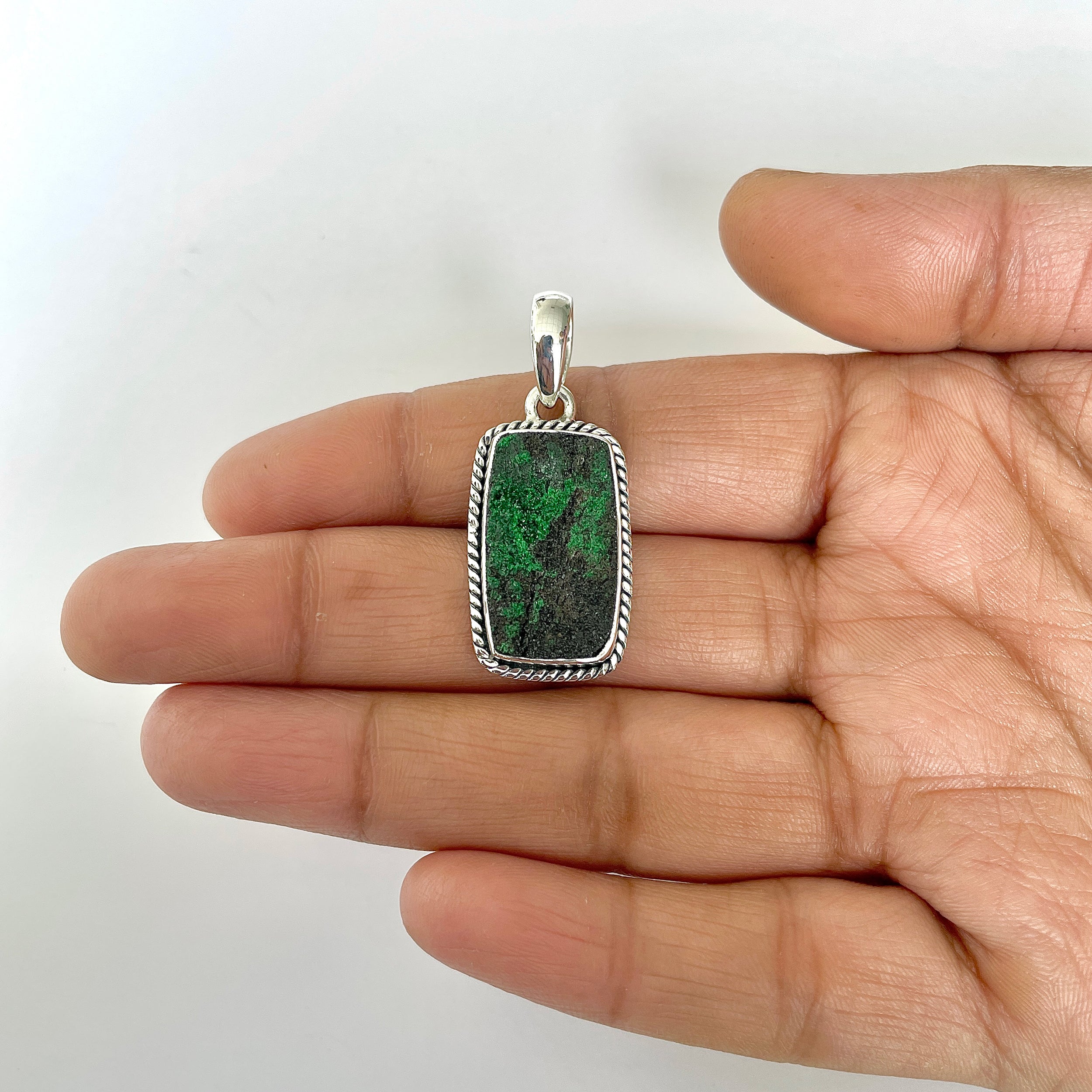 Uvarovite Pendant-(UVR-1-70)