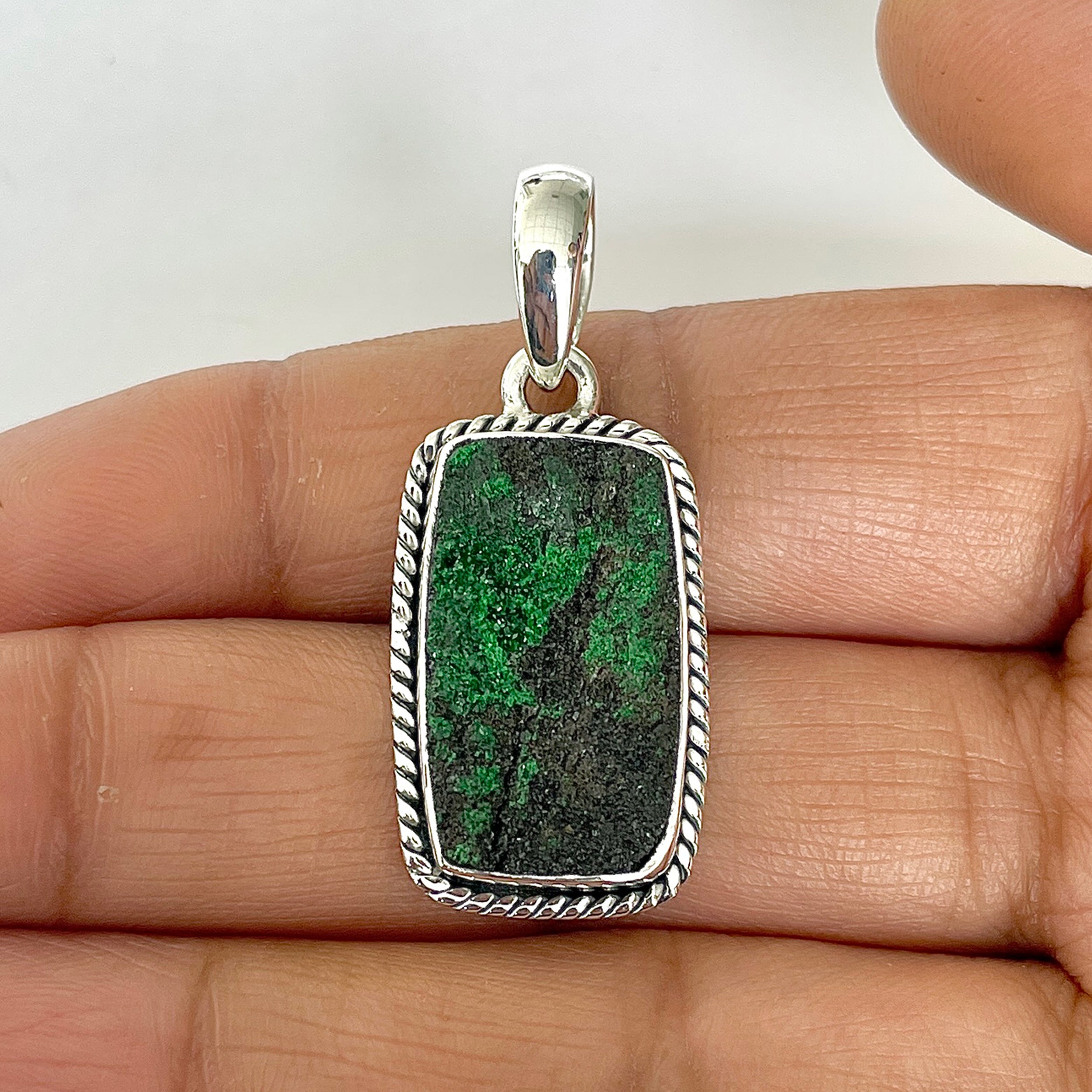 Uvarovite Pendant-(UVR-1-70)