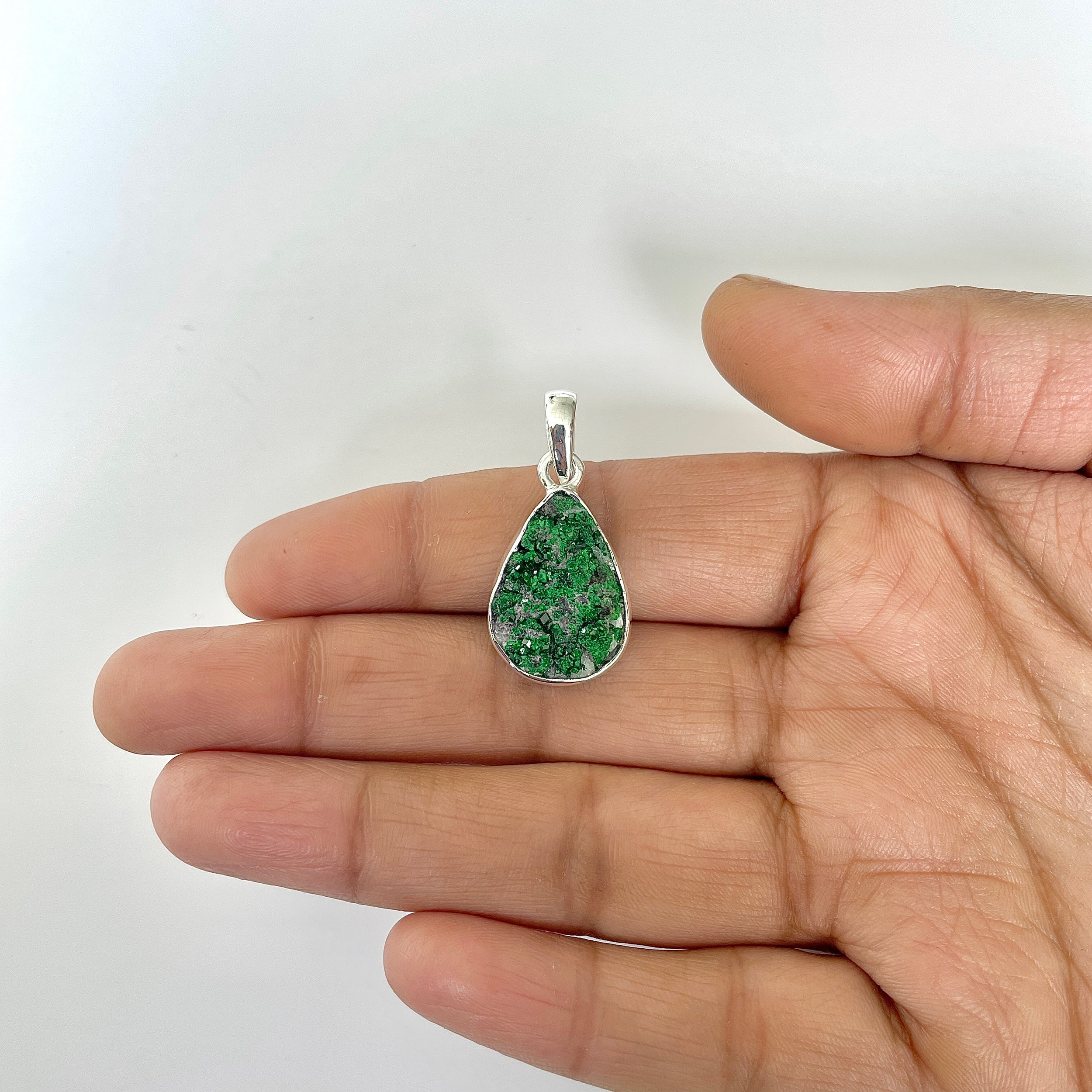Uvarovite Pendant-(UVR-1-74)